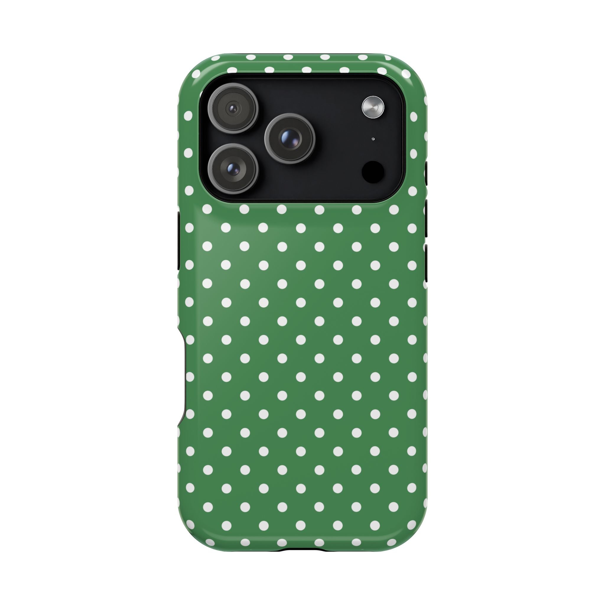 Green Polka Dot iPhone Case