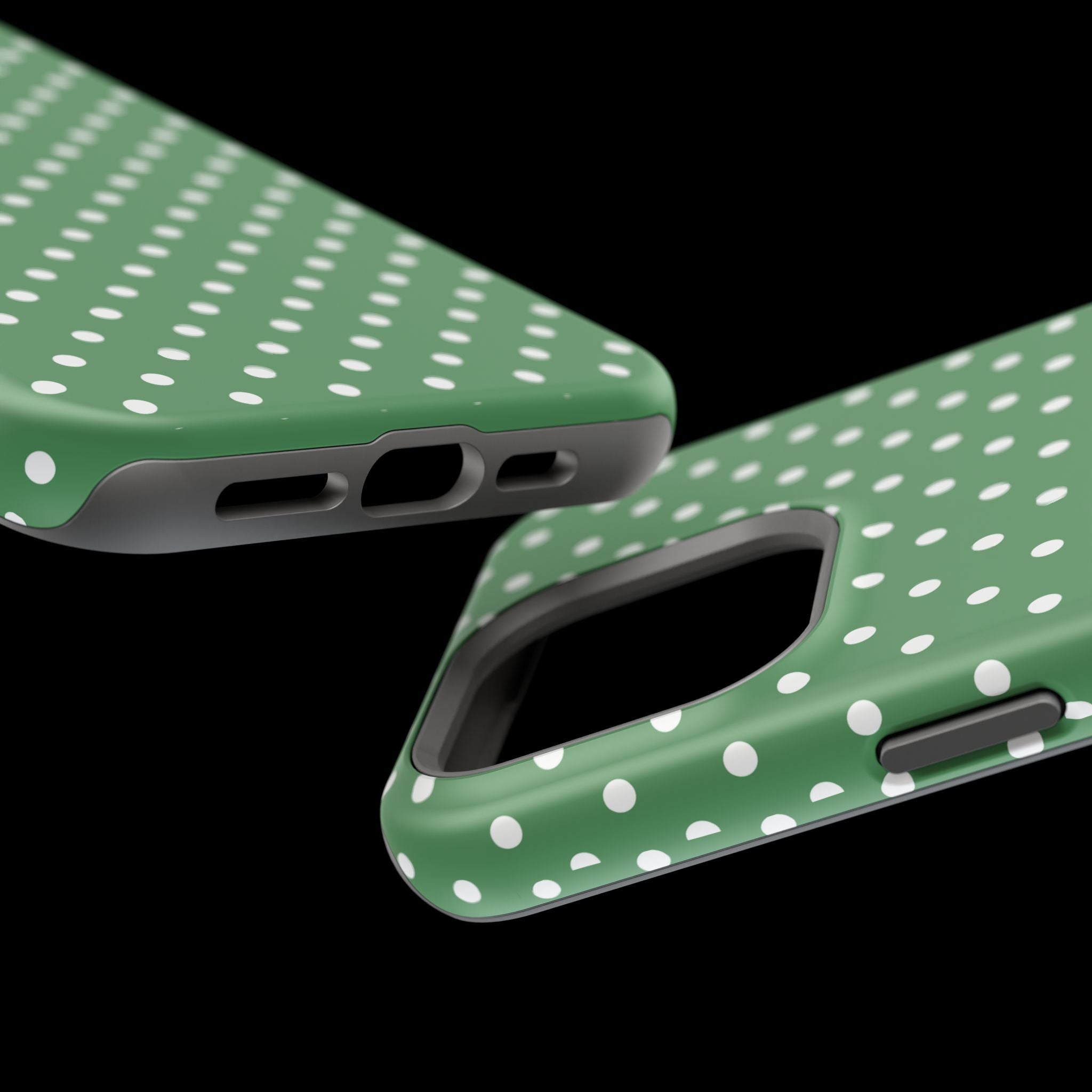 Green Polka Dot iPhone Case