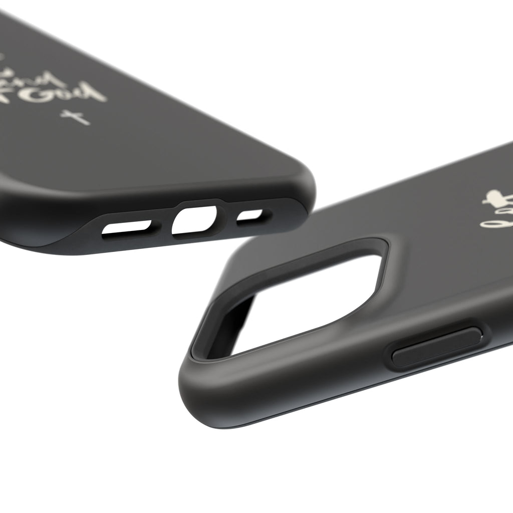 Let Go and Let God Black iPhone Case