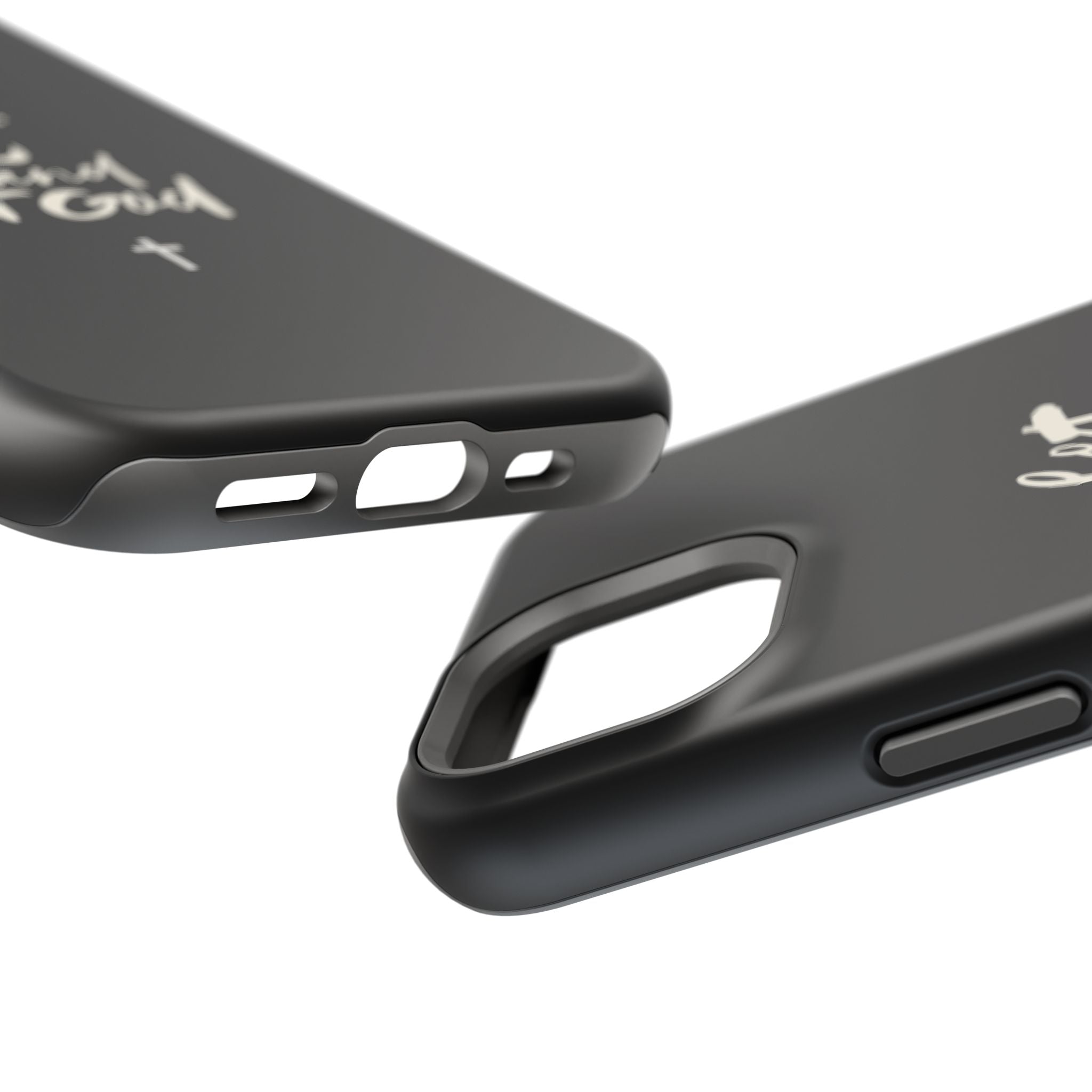 Let Go and Let God Black iPhone Case