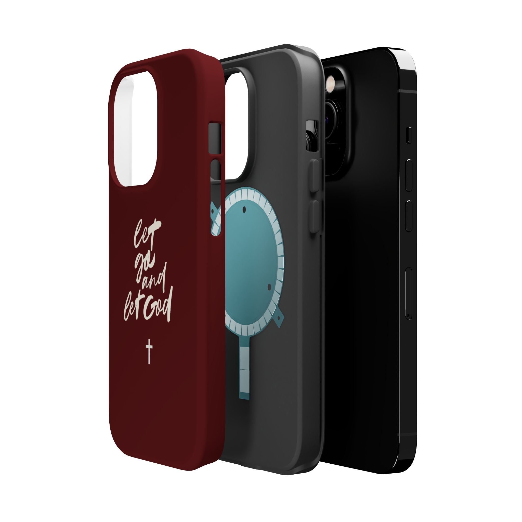 Let God and Let God Burgundy Case