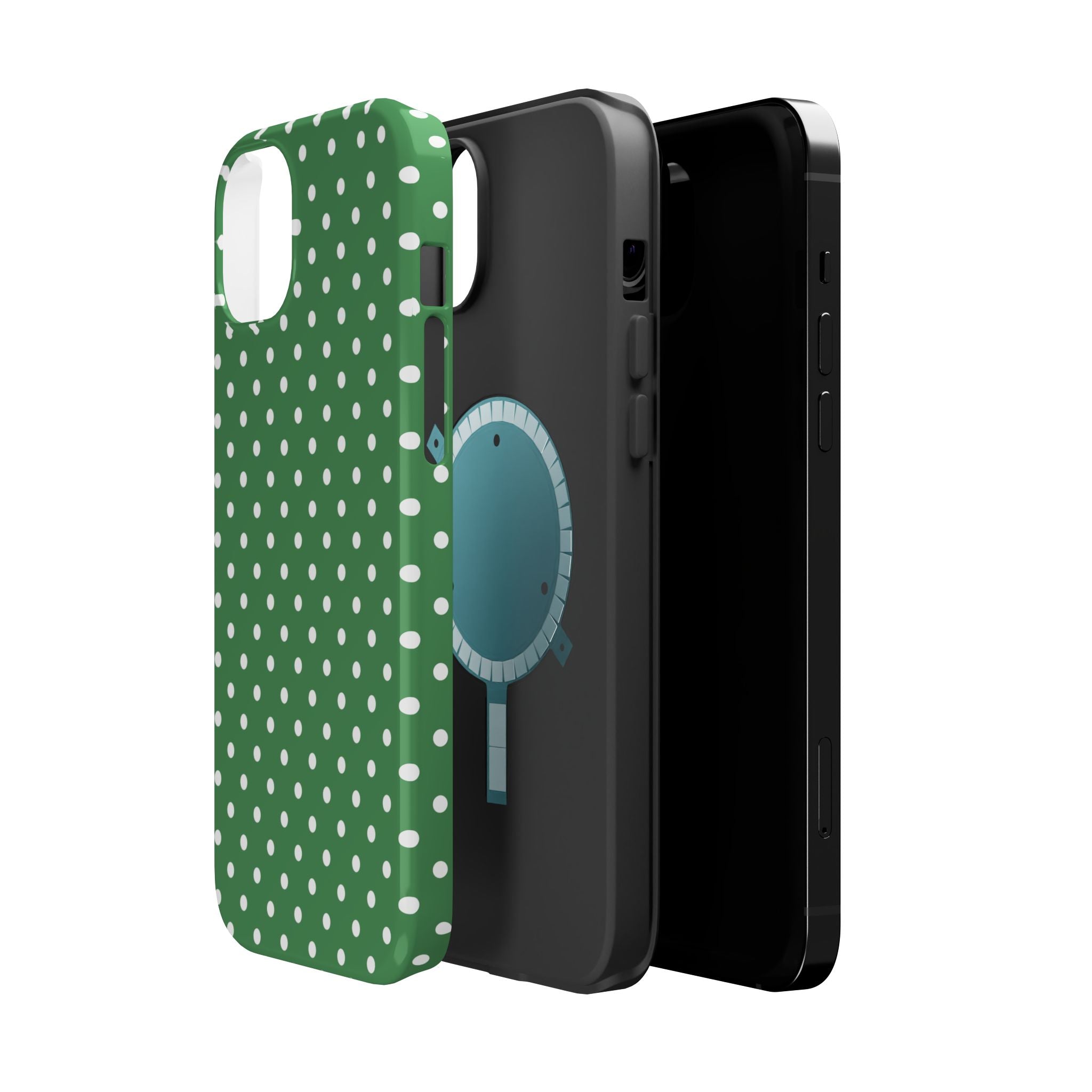 Green Polka Dot iPhone Case