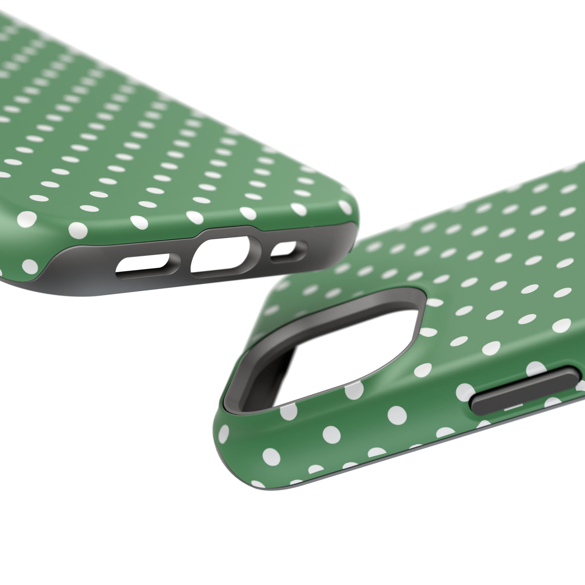 Green Polka Dot iPhone Case