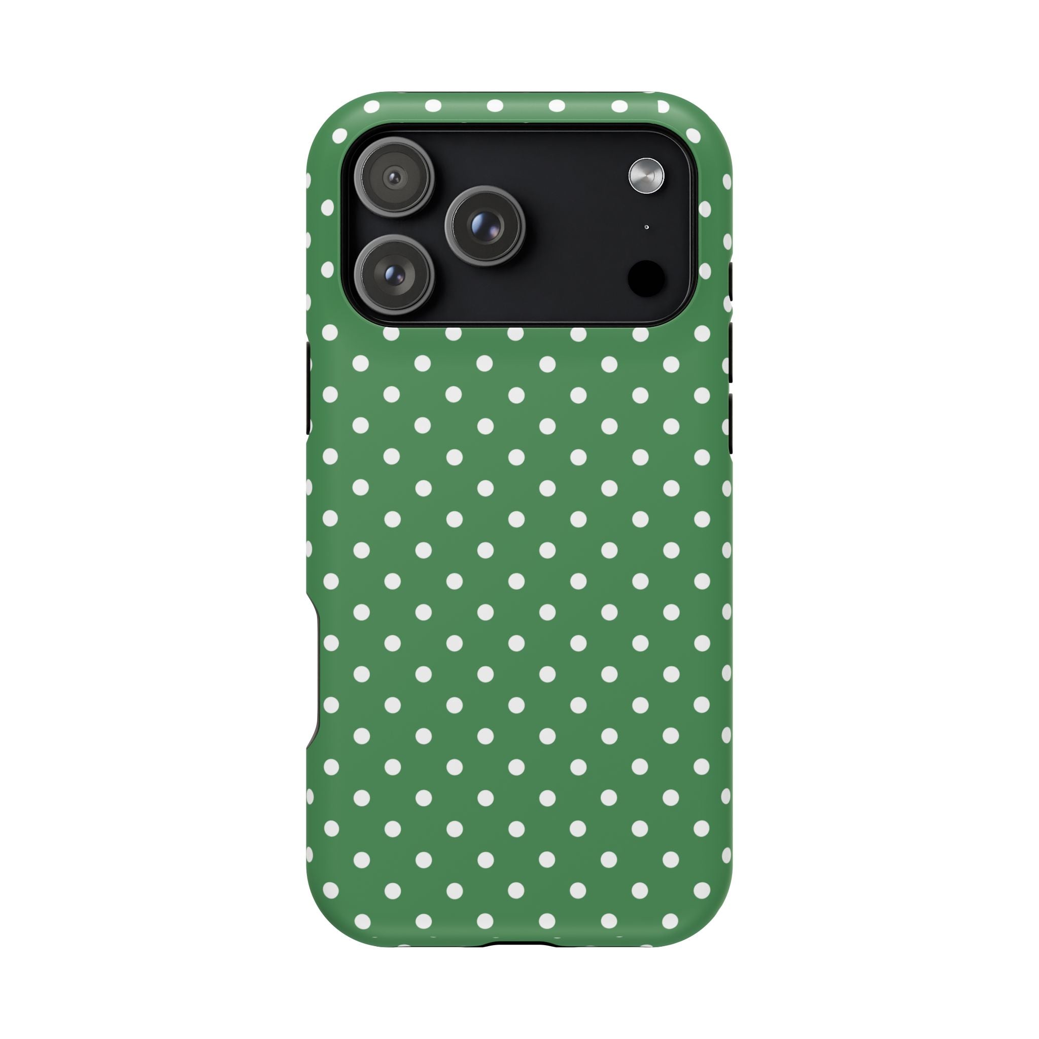 Green Polka Dot iPhone Case