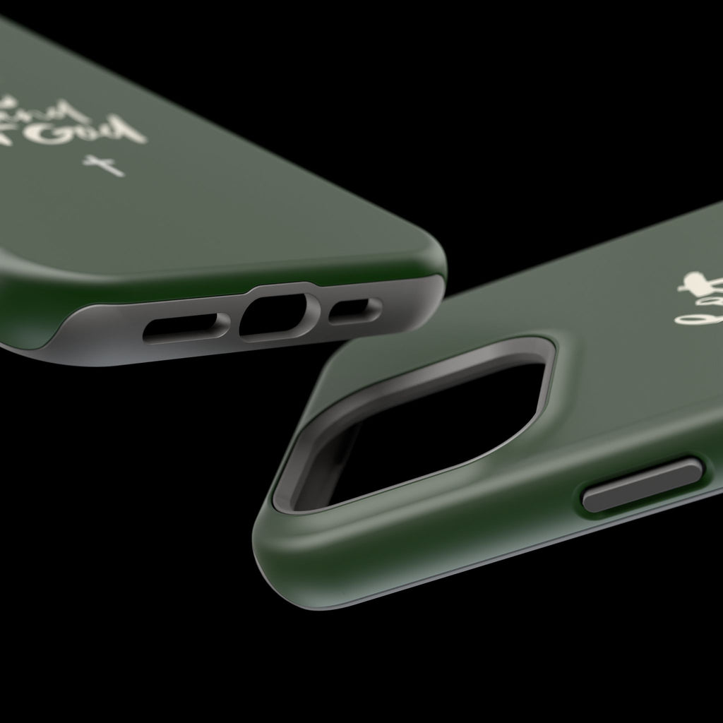 Let Go and let God Dark Green Case