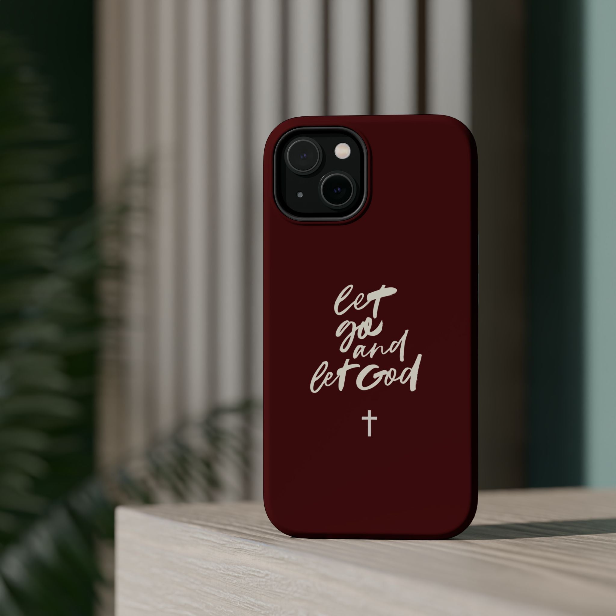 Let God and Let God Burgundy Case