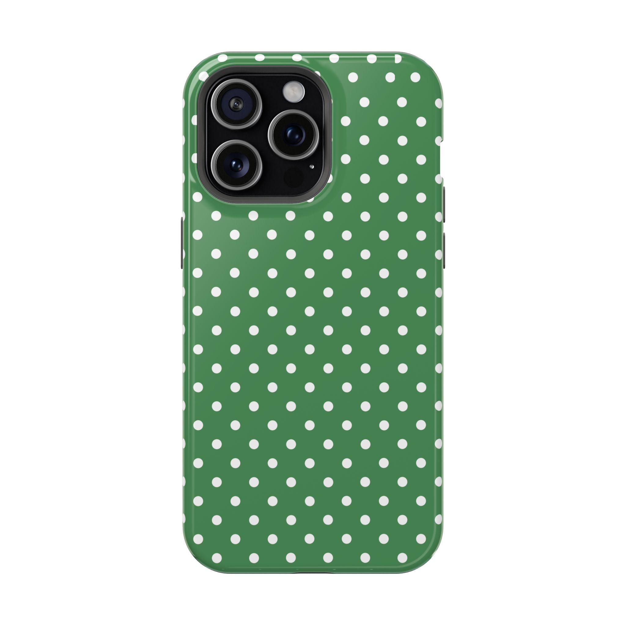Green Polka Dot iPhone Case