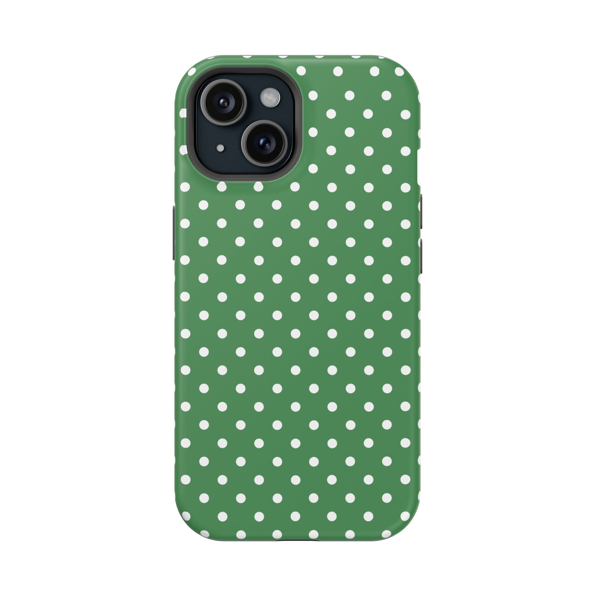 Green Polka Dot iPhone Case