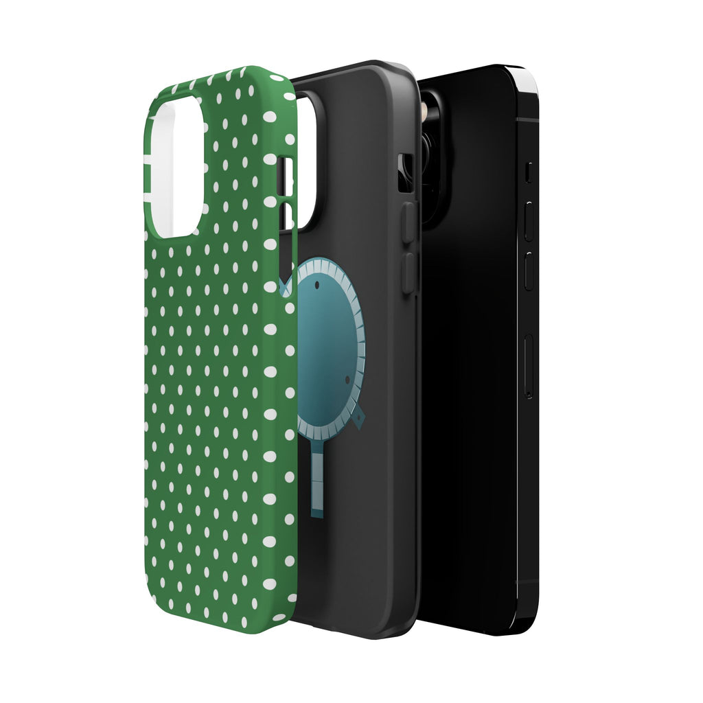 Green Polka Dot iPhone Case