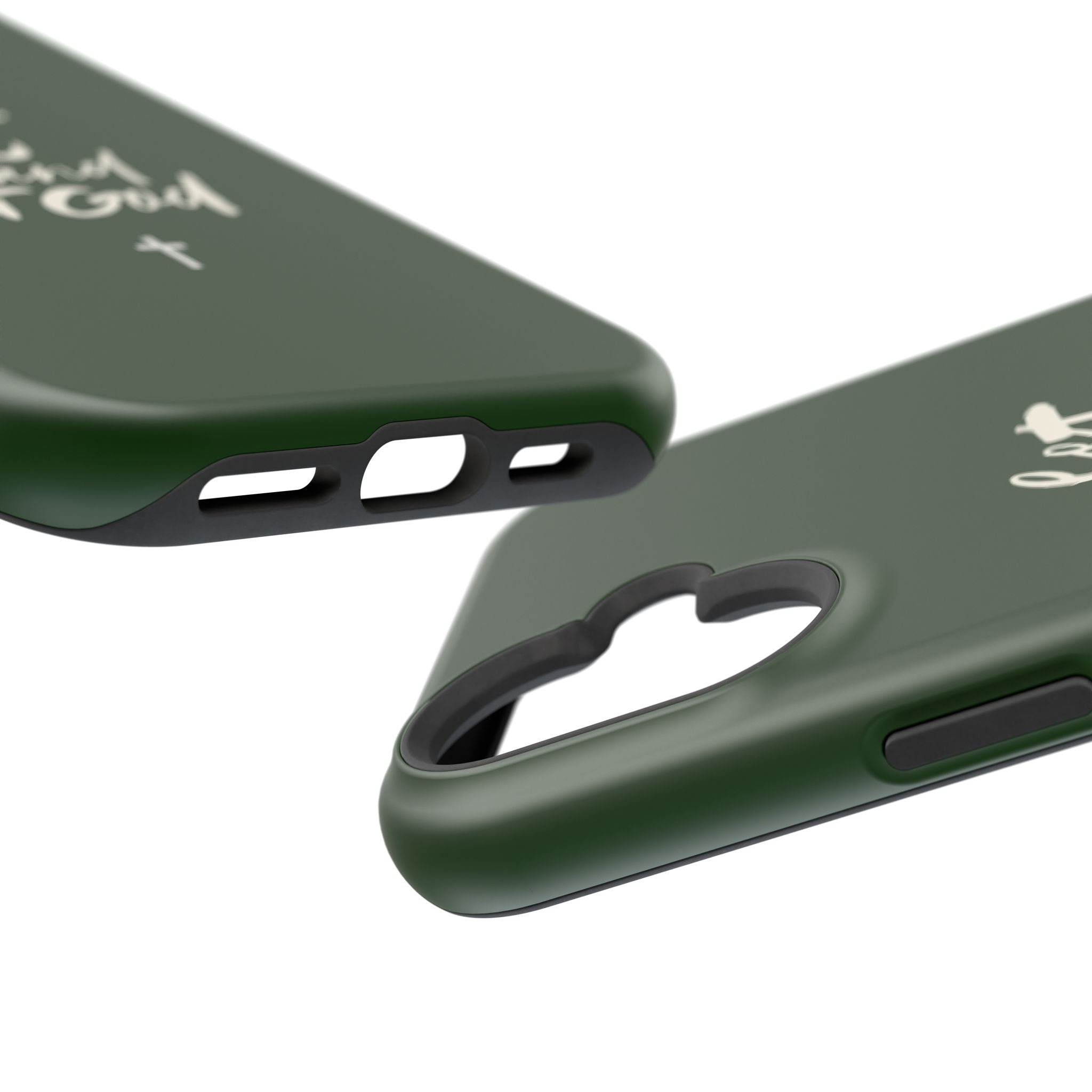 Let Go and let God Dark Green Case