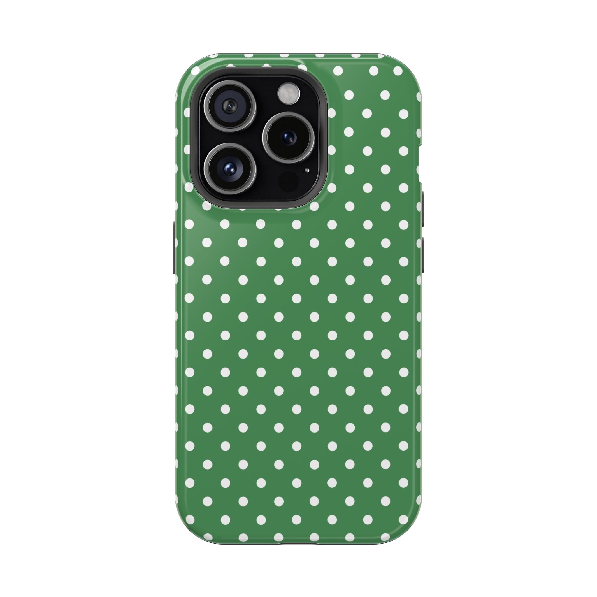 Green Polka Dot iPhone Case