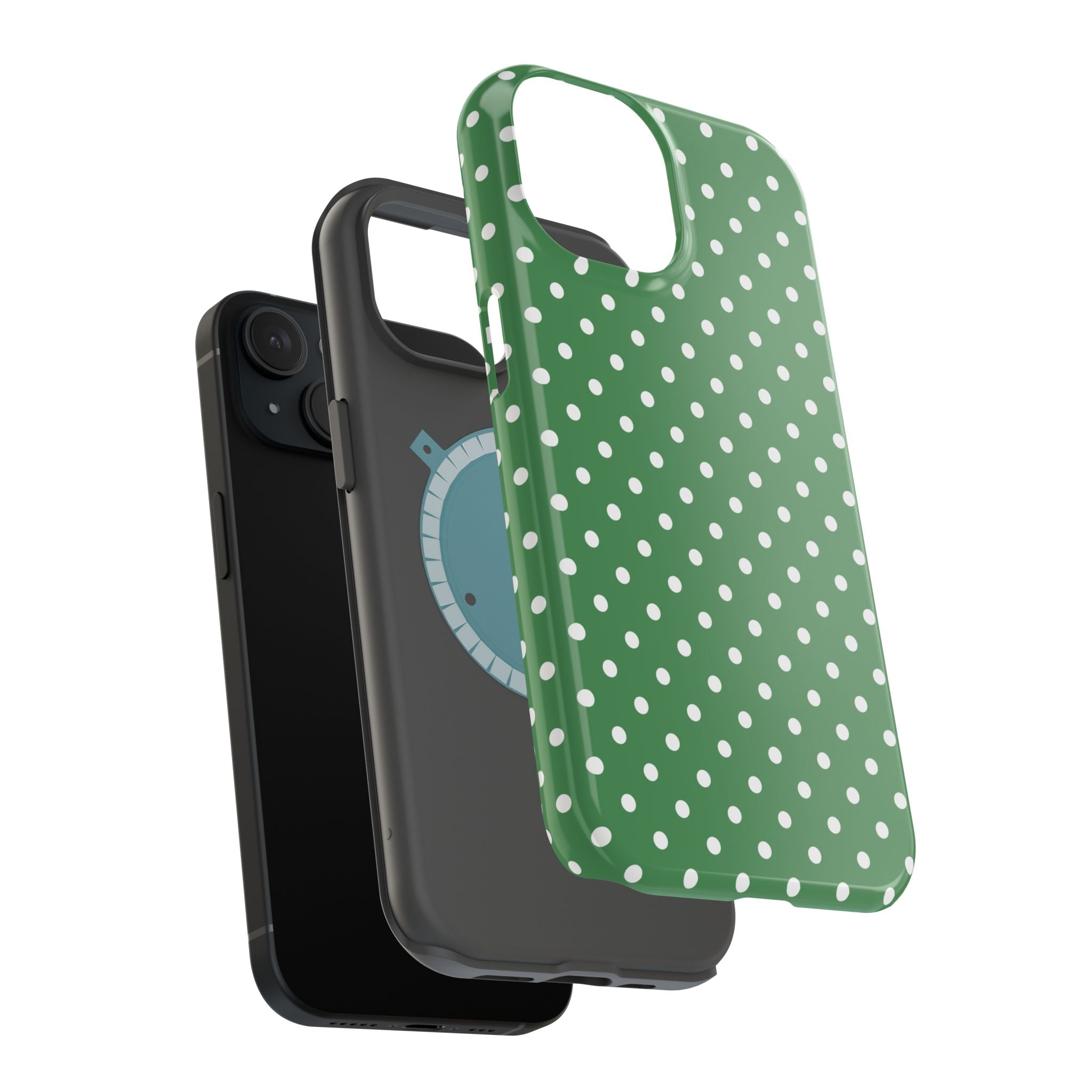 Green Polka Dot iPhone Case