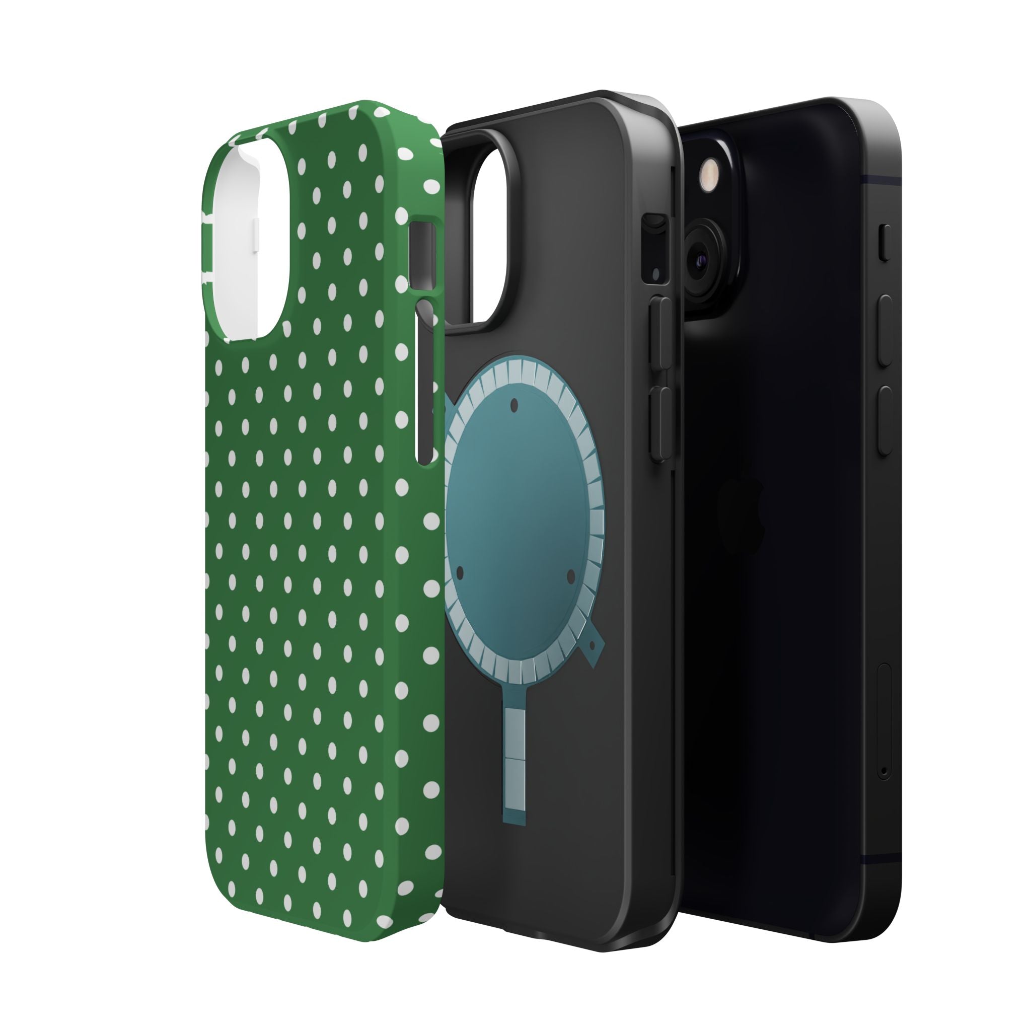 Green Polka Dot iPhone Case