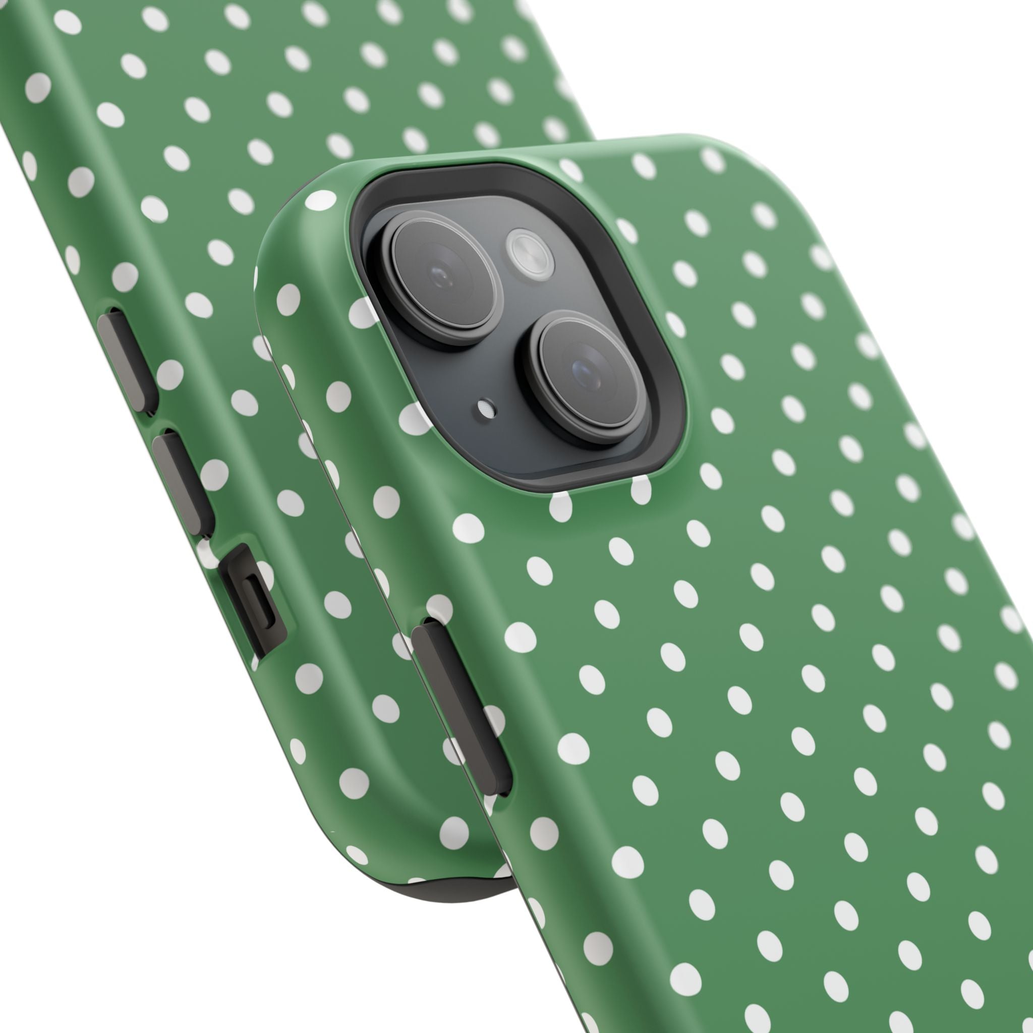 Green Polka Dot iPhone Case