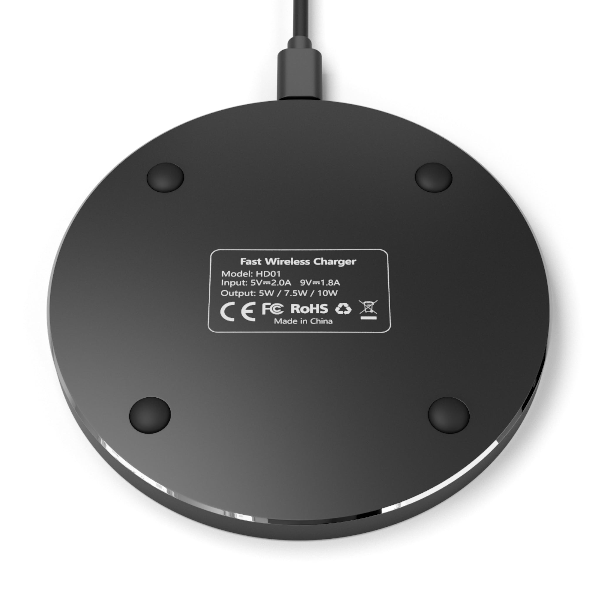 Grey Wireless Charging Pad