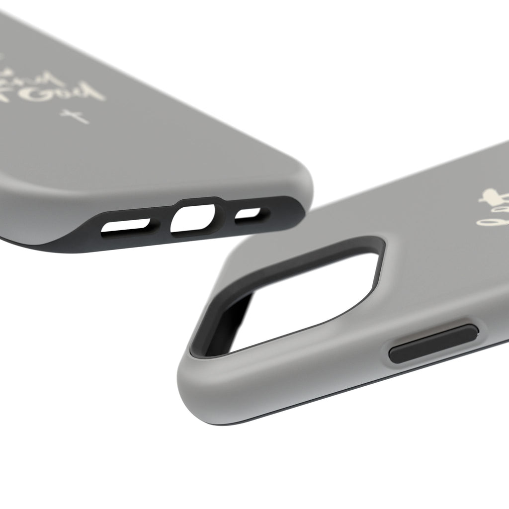 Let Go and Let God Grey iPhone Case