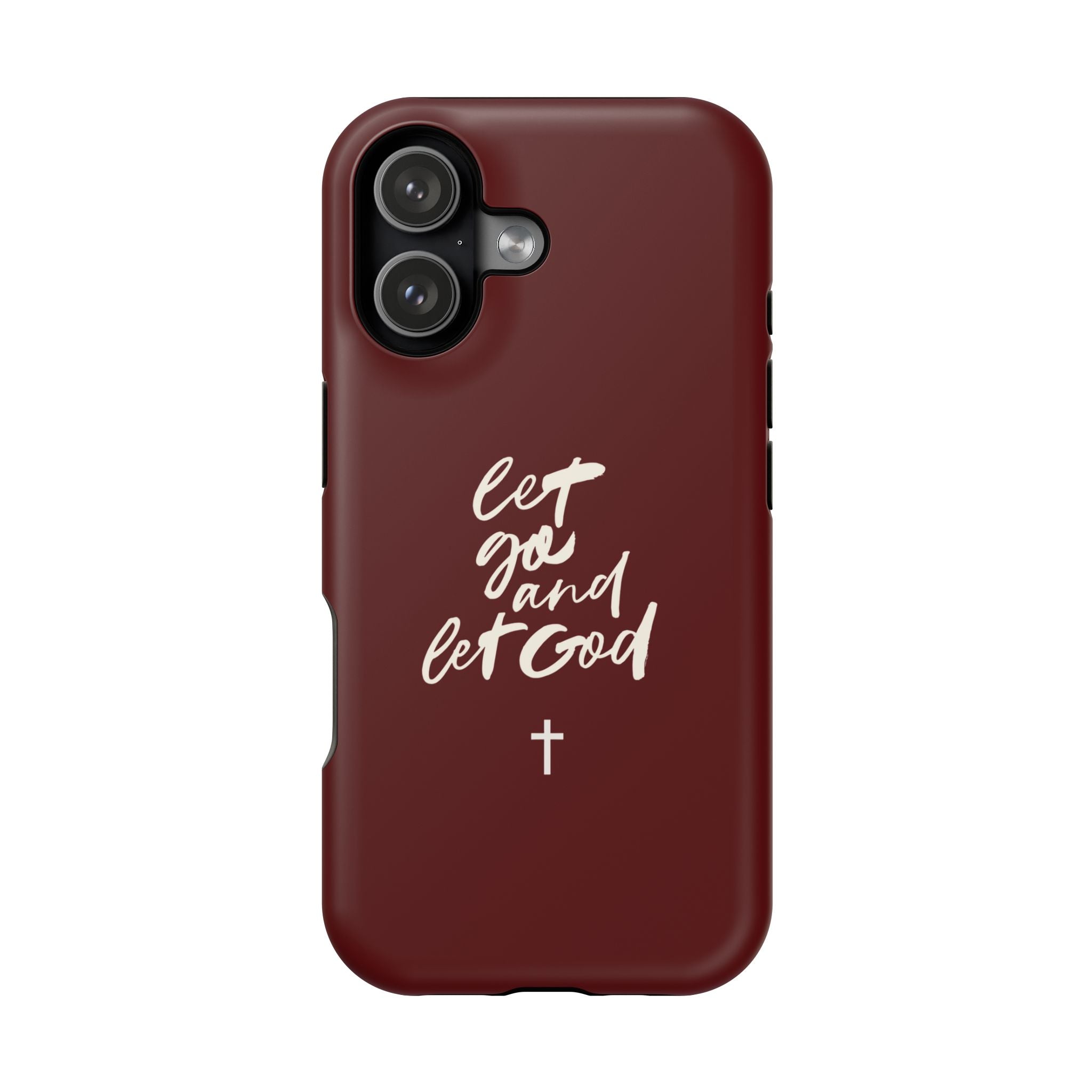 Let God and Let God Burgundy Case