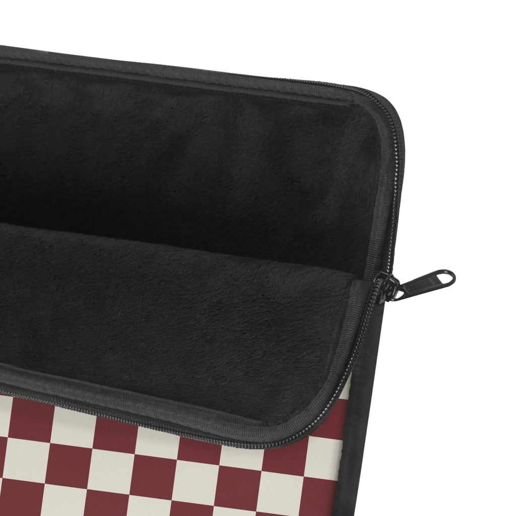 Cherry Check Laptop Sleeve