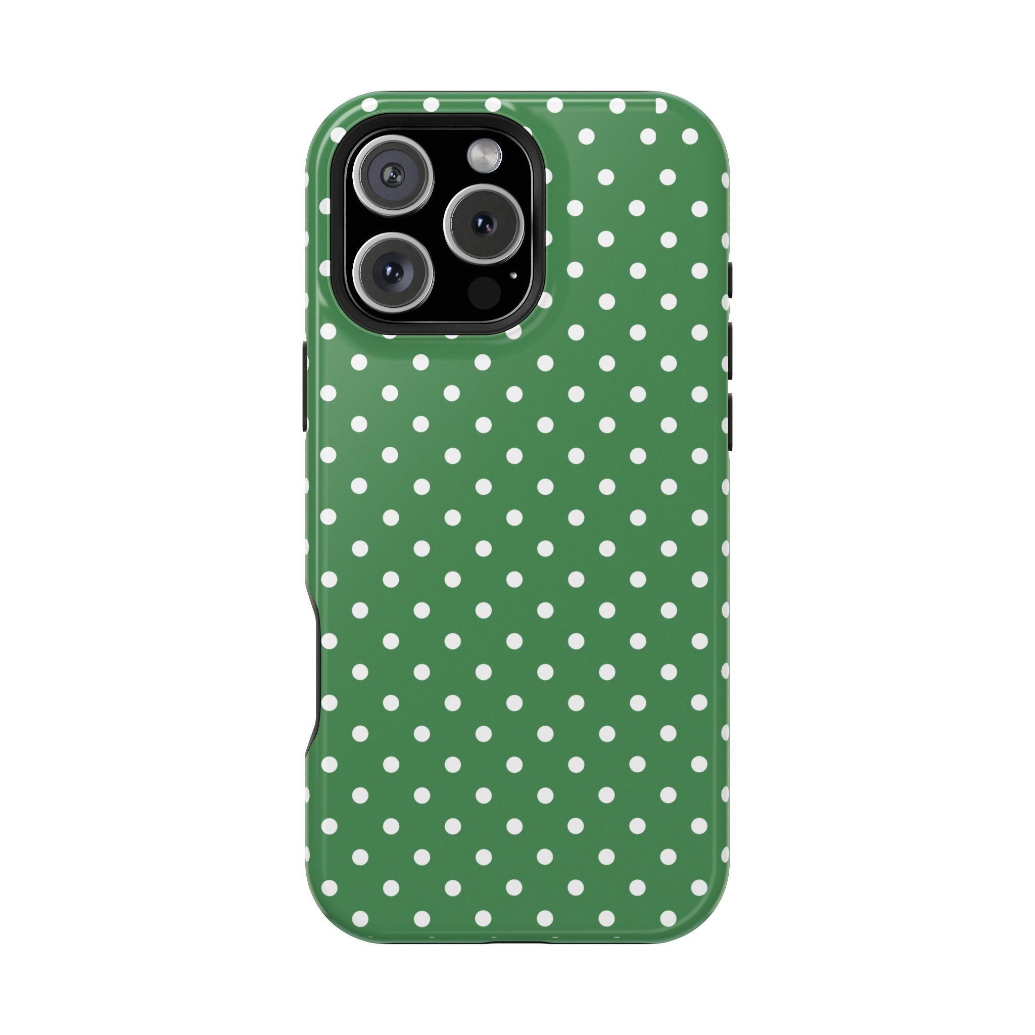 Green Polka Dot iPhone Case