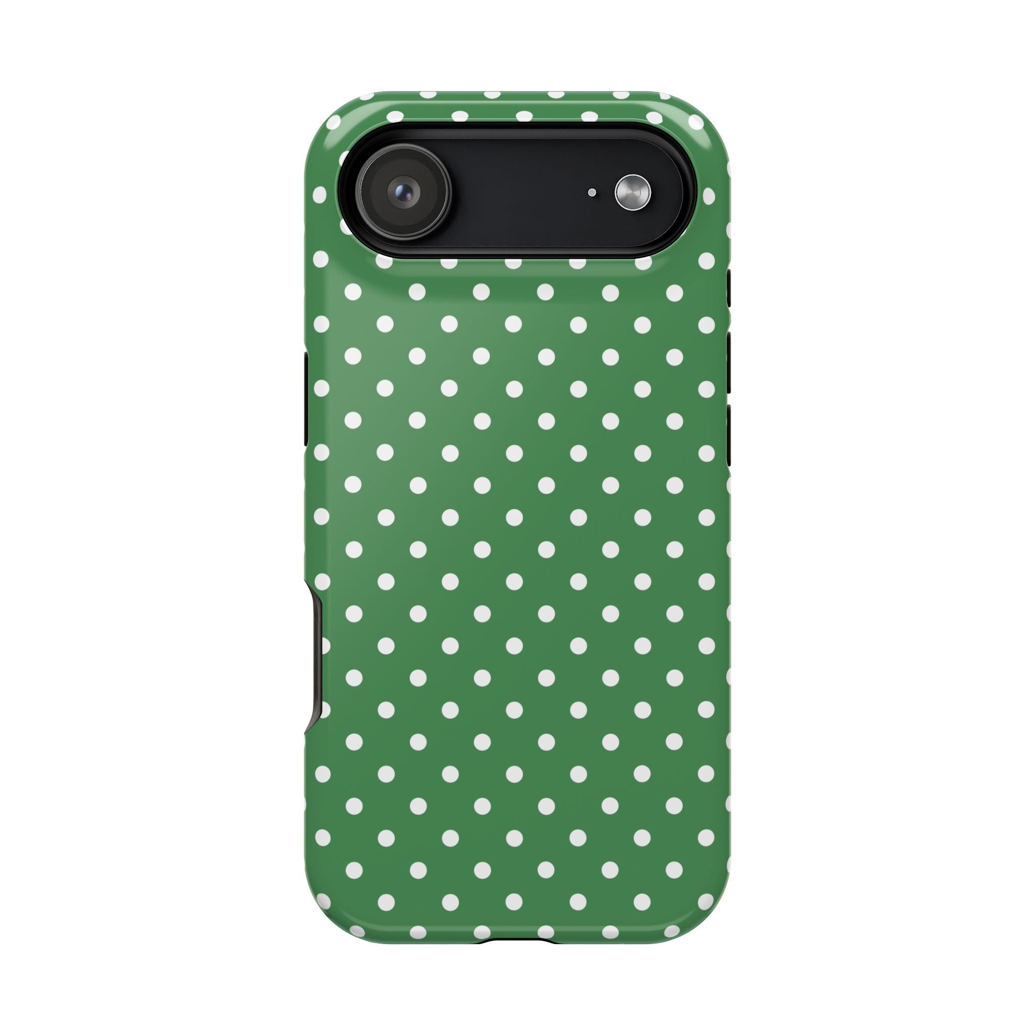 Green Polka Dot iPhone Case
