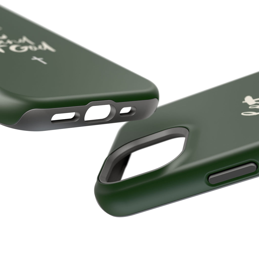 Let Go and let God Dark Green Case