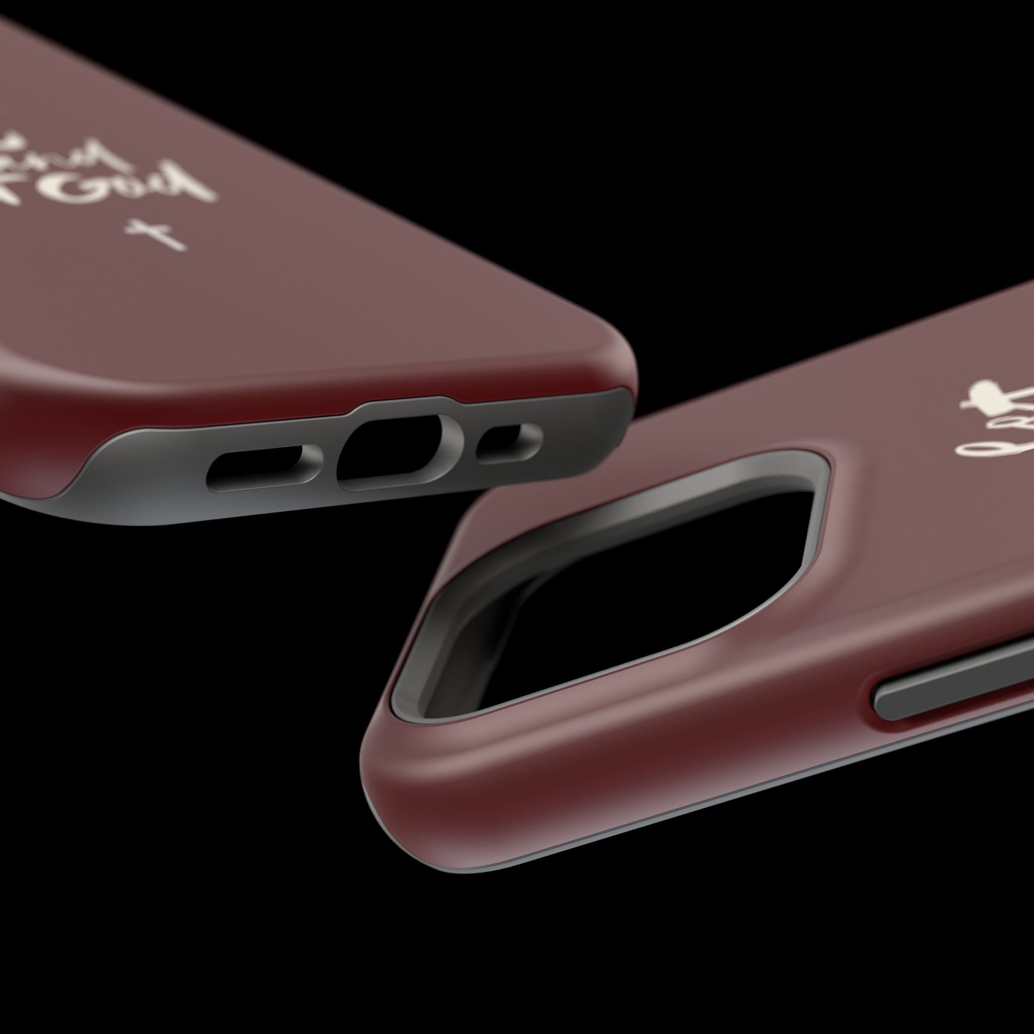 Let God and Let God Burgundy Case
