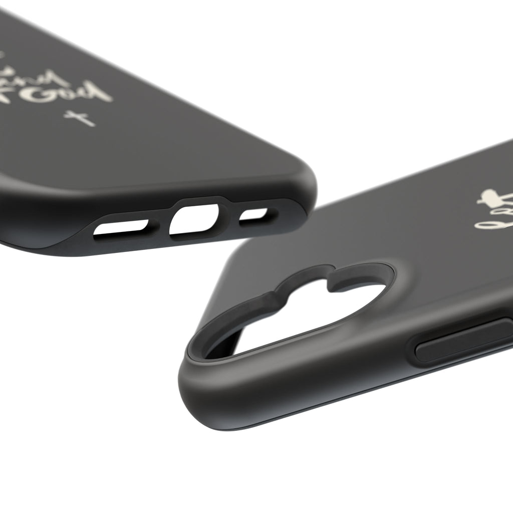 Let Go and Let God Black iPhone Case
