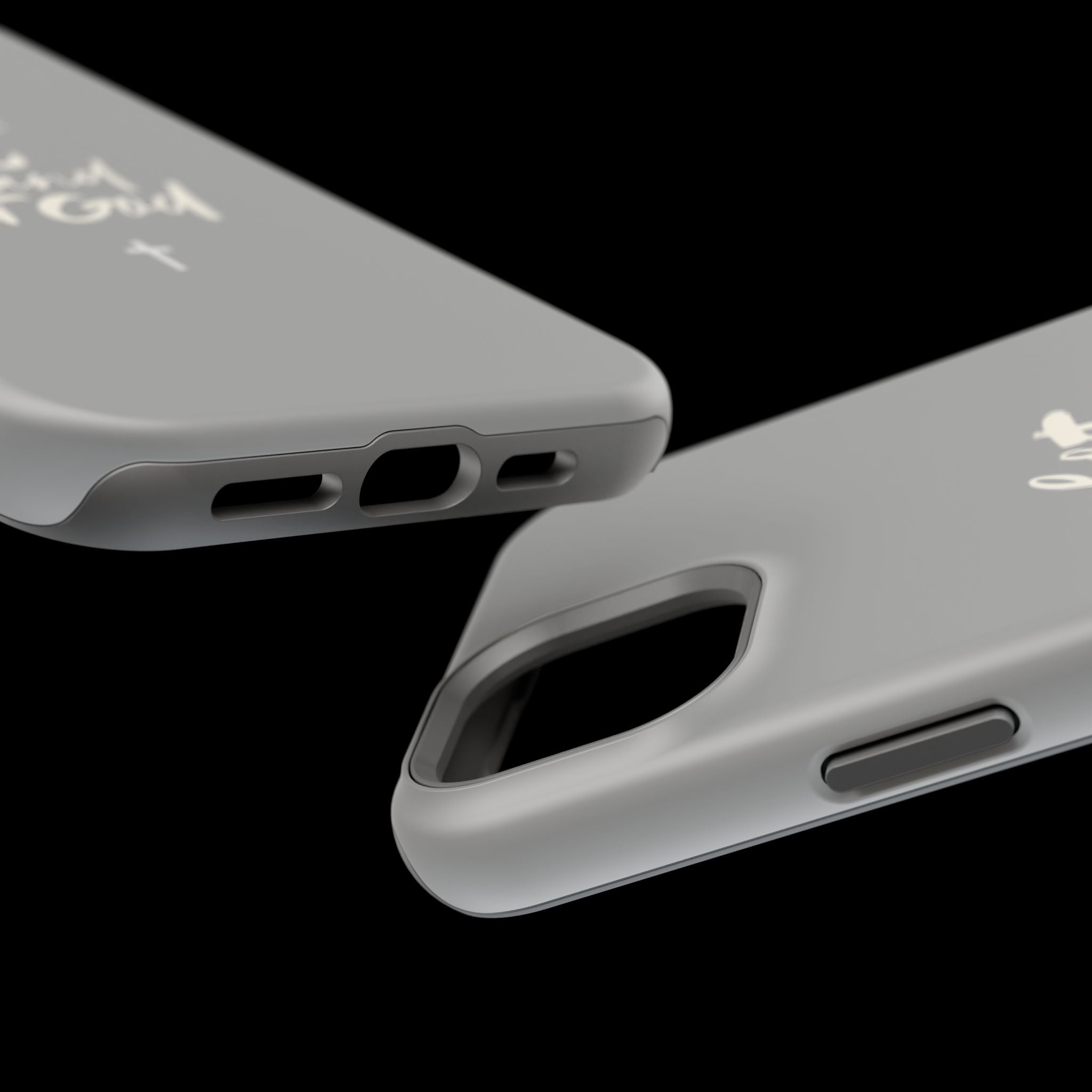Let Go and Let God Grey iPhone Case