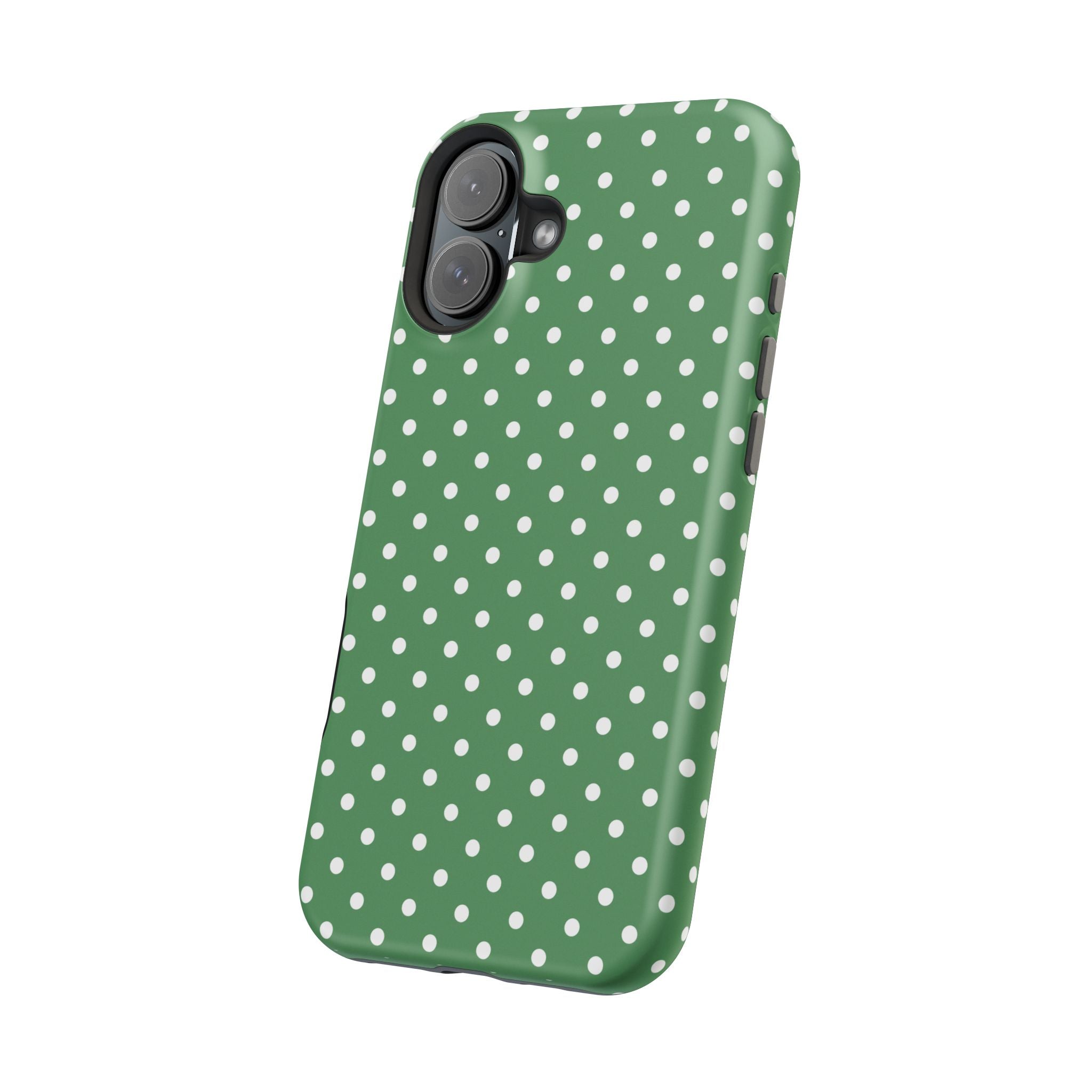 Green Polka Dot iPhone Case