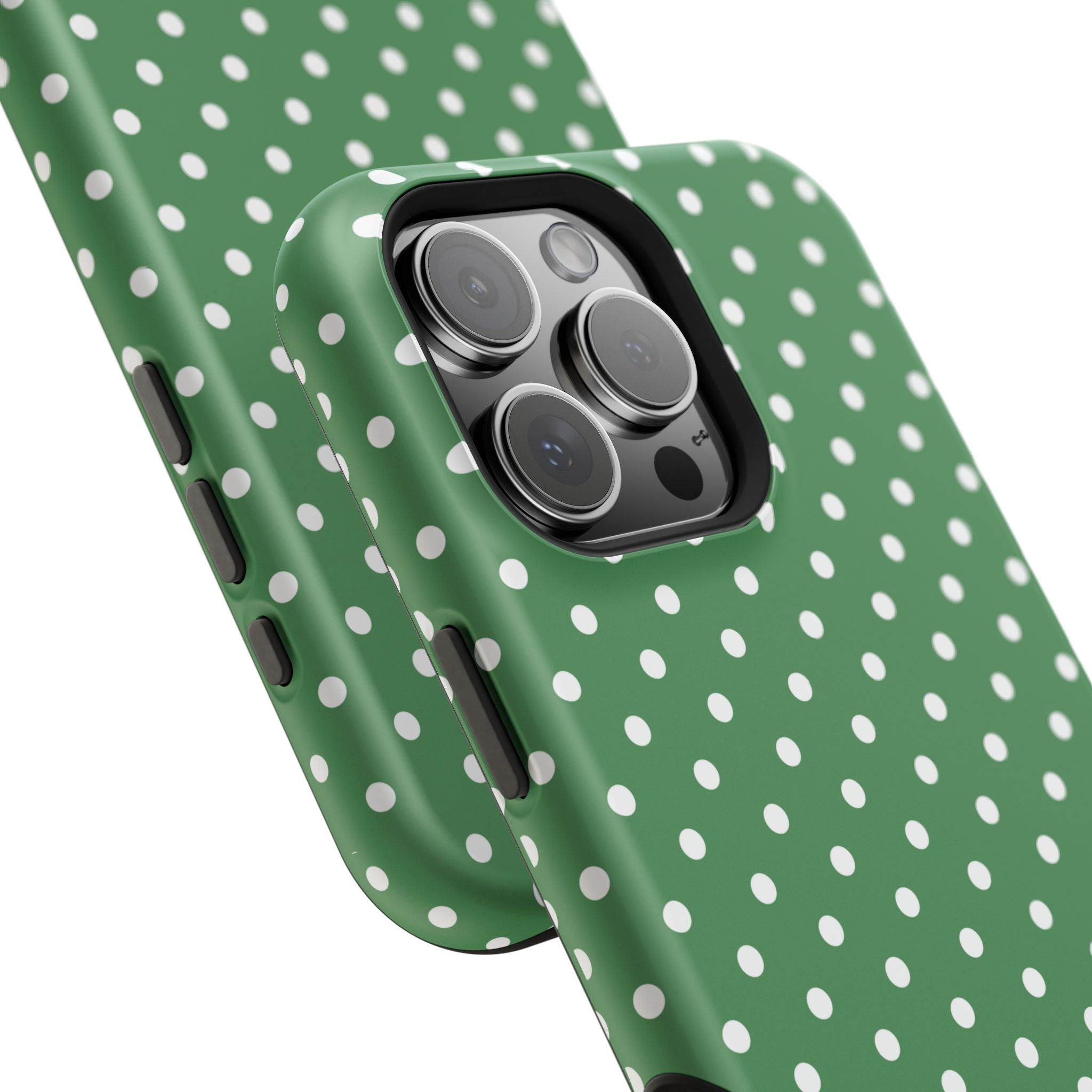 Green Polka Dot iPhone Case