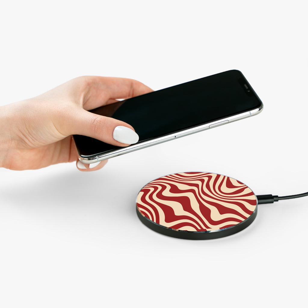 Cherry Cream Swirl Wireless Charging Pad