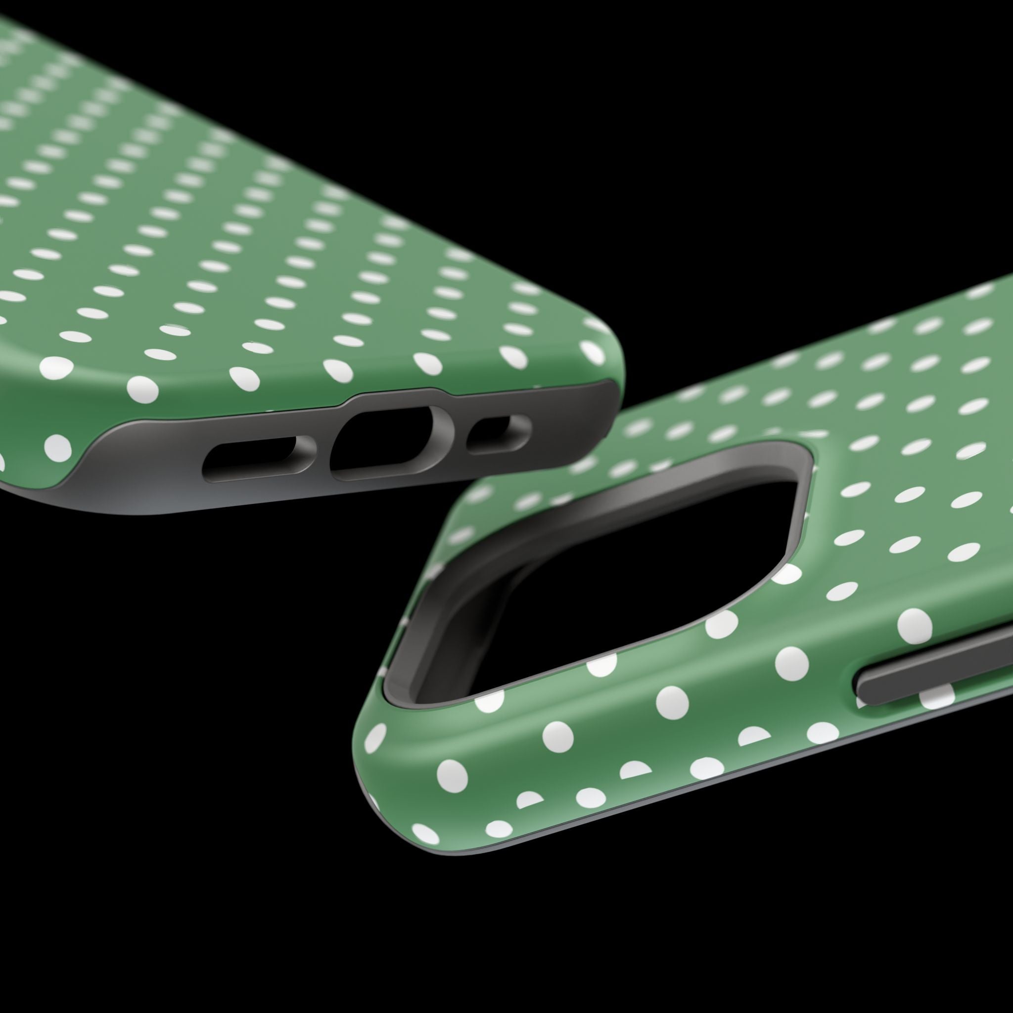 Green Polka Dot iPhone Case