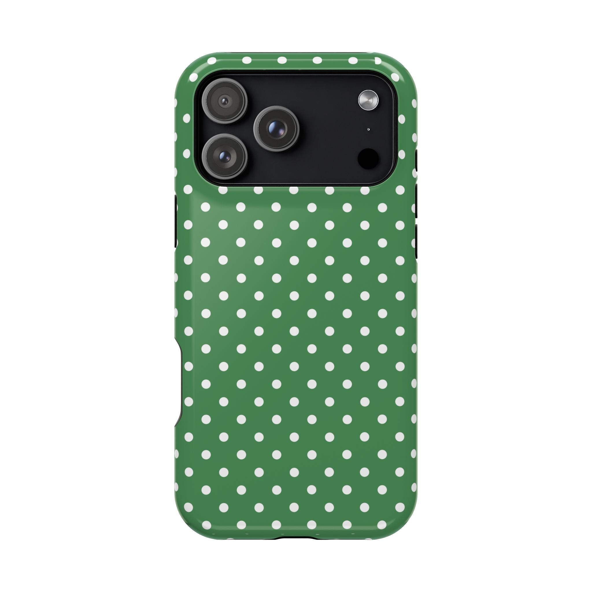 Green Polka Dot iPhone Case