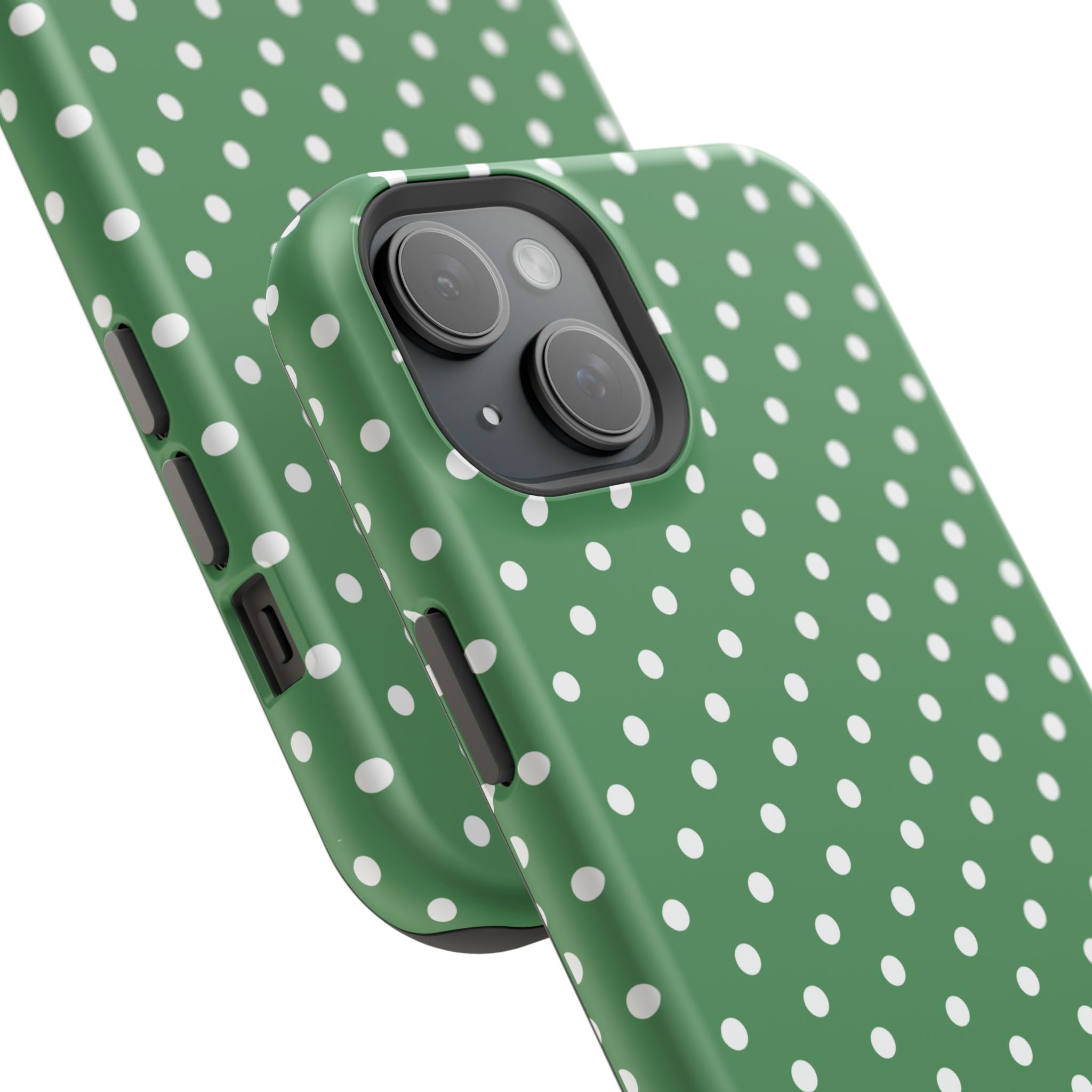 Green Polka Dot iPhone Case