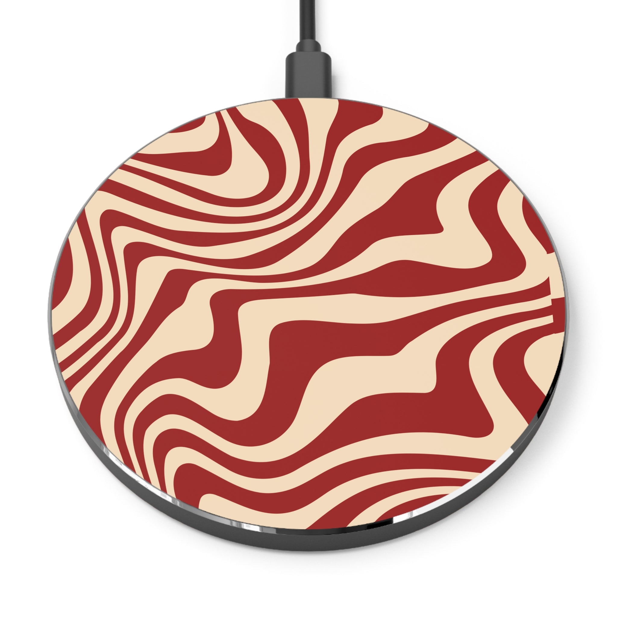 Cherry Cream Swirl Wireless Charging Pad