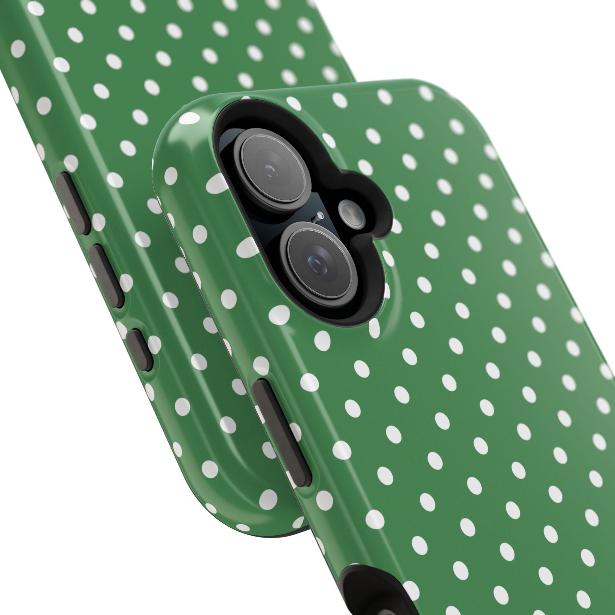 Green Polka Dot iPhone Case