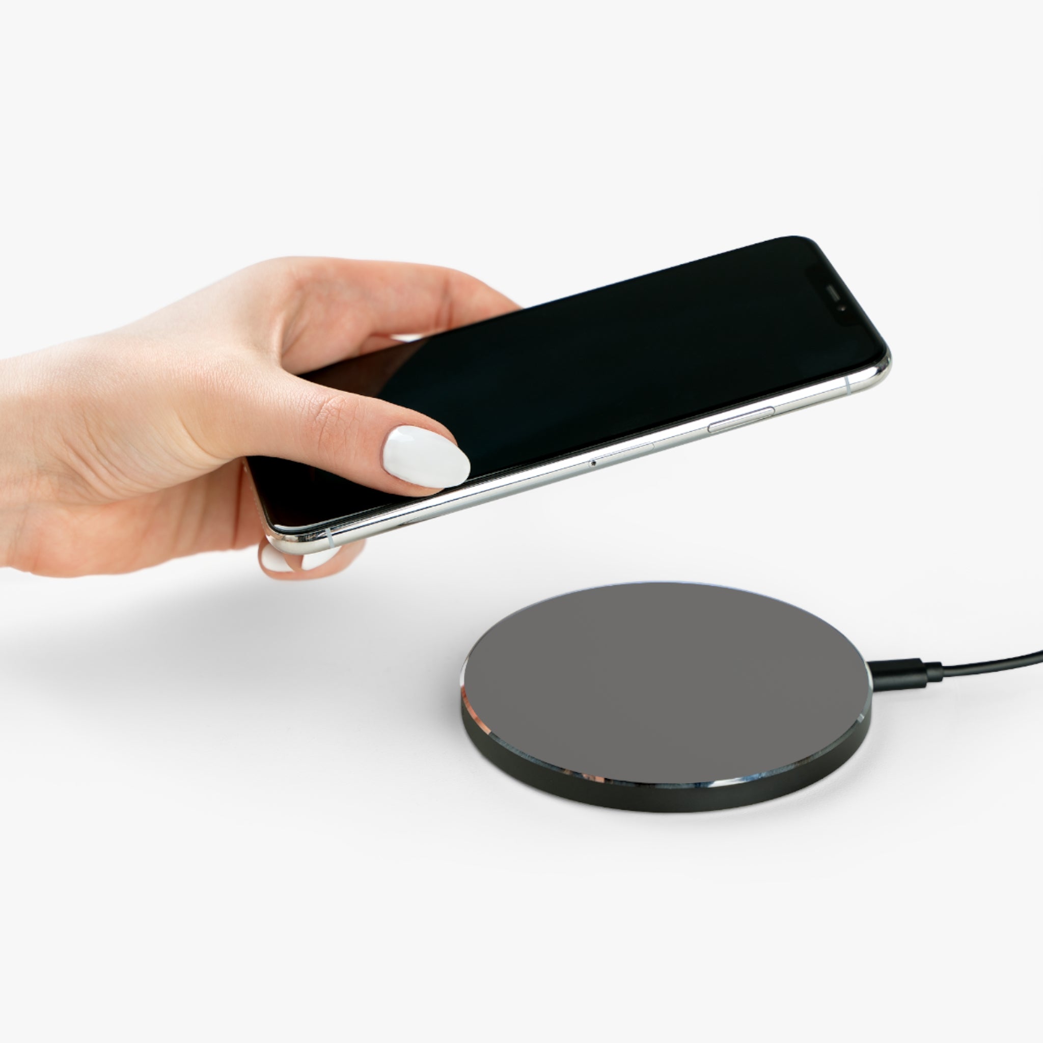 Grey Wireless Charging Pad
