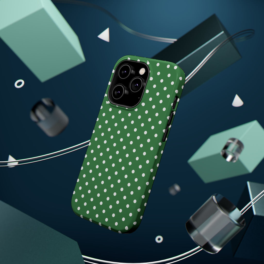 Green Polka Dot iPhone Case