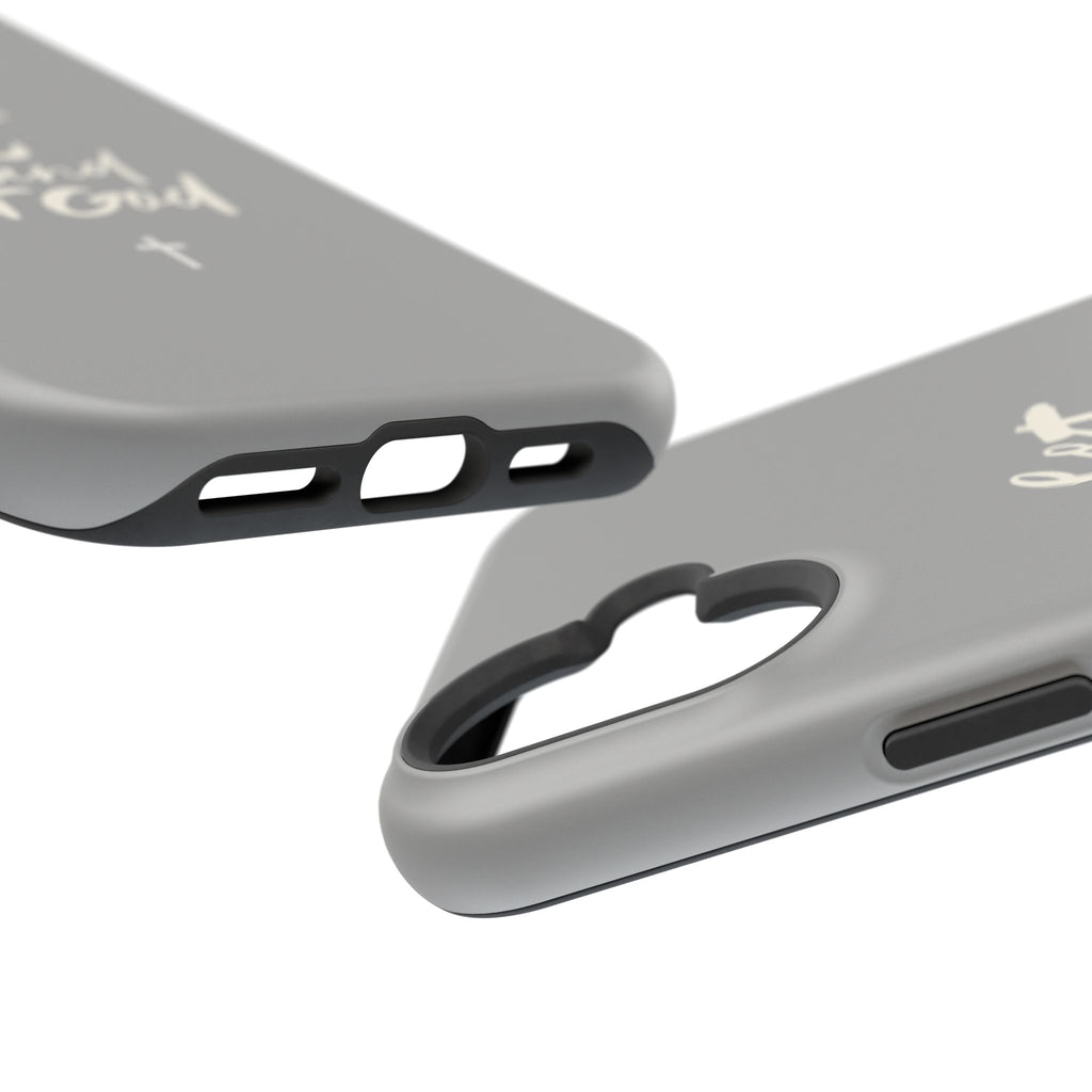Let Go and Let God Grey iPhone Case
