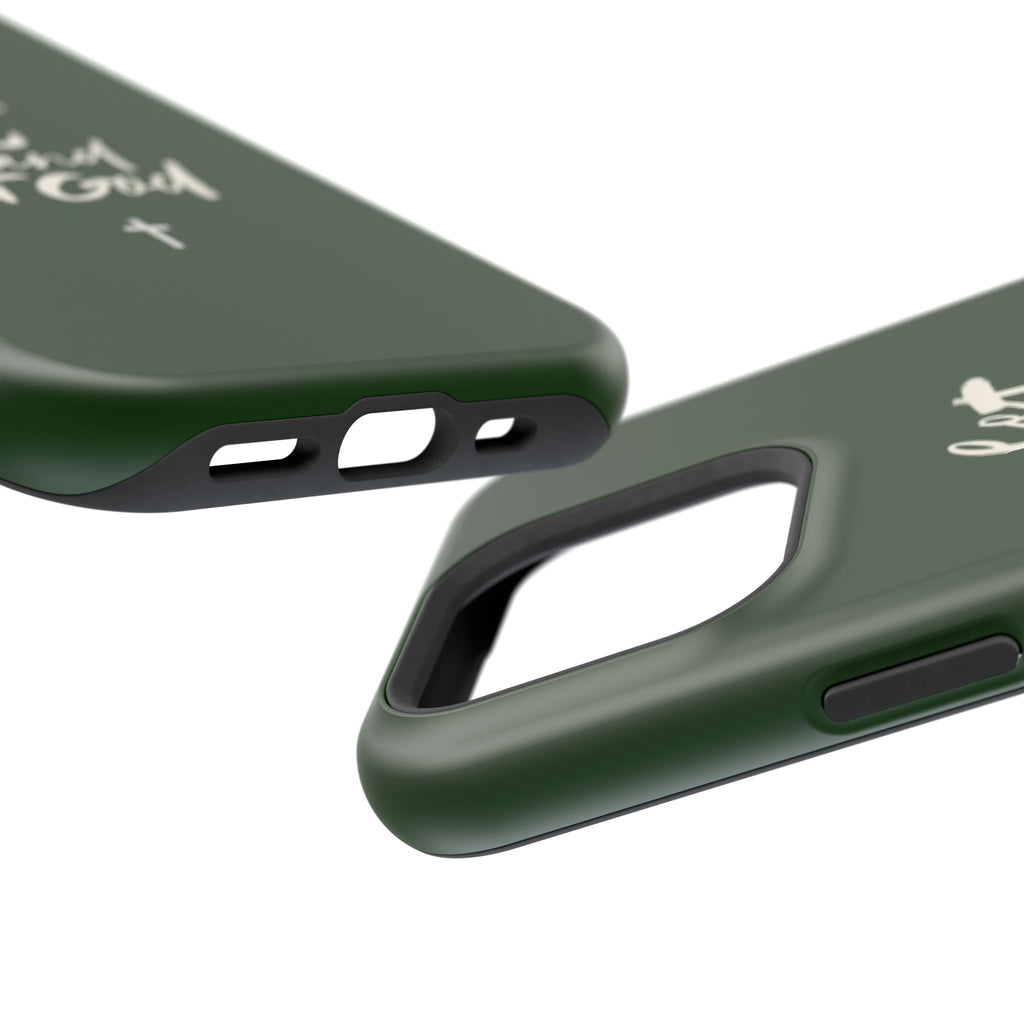 Let Go and let God Dark Green Case