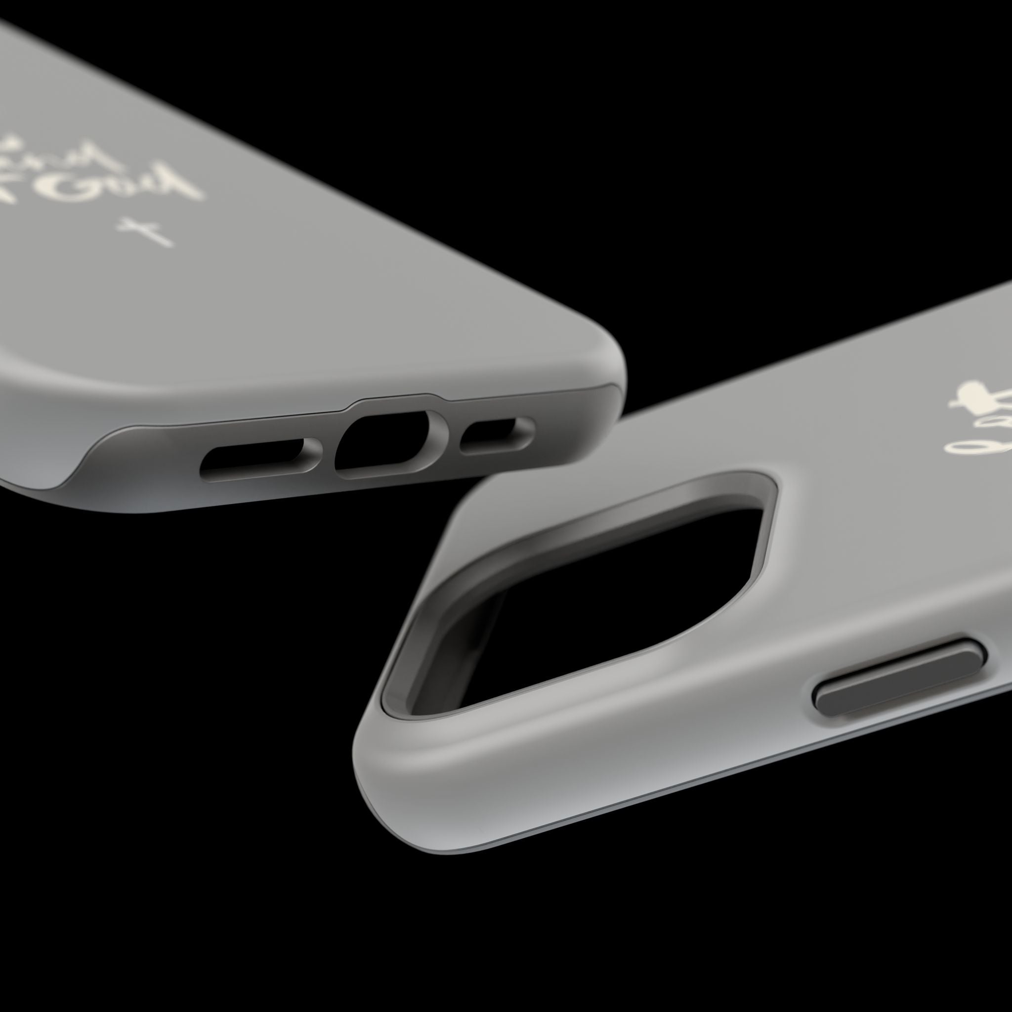 Let Go and Let God Grey iPhone Case