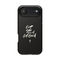 Let Go and Let God Black iPhone Case