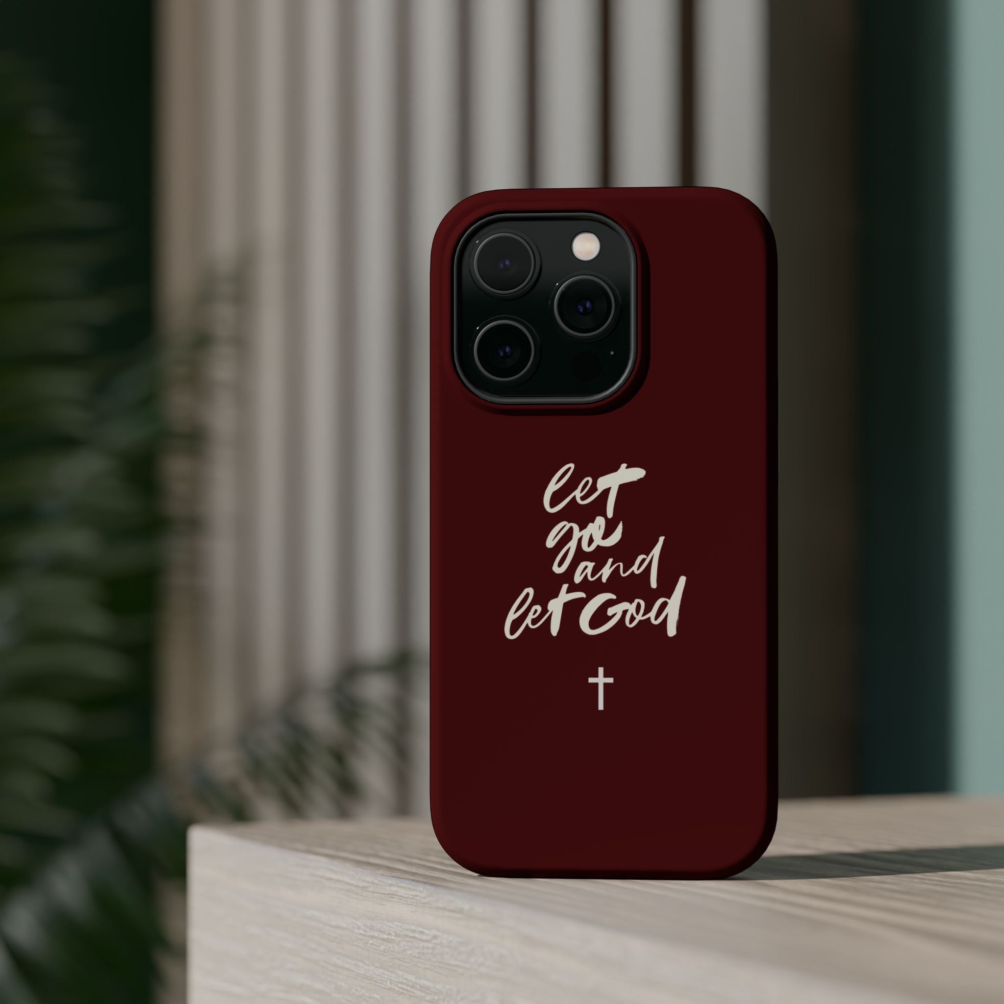 Let God and Let God Burgundy Case