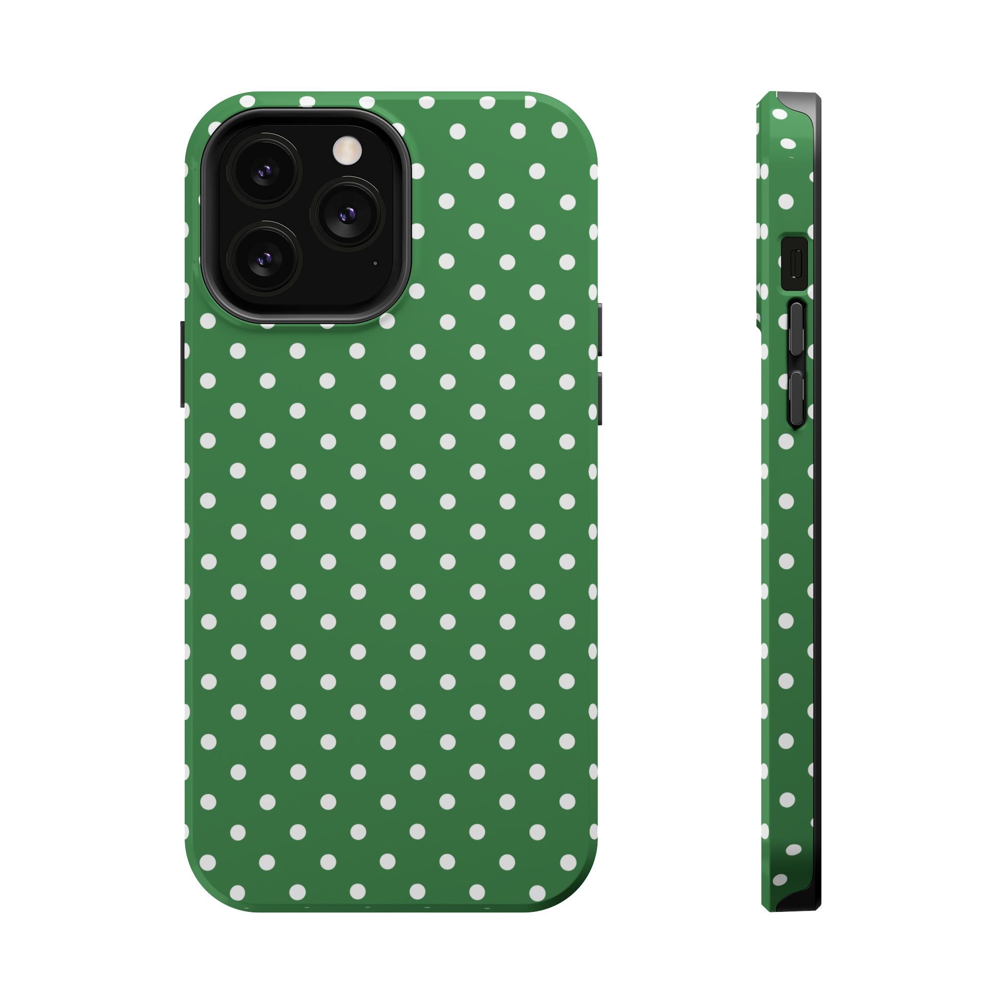 Green Polka Dot iPhone Case