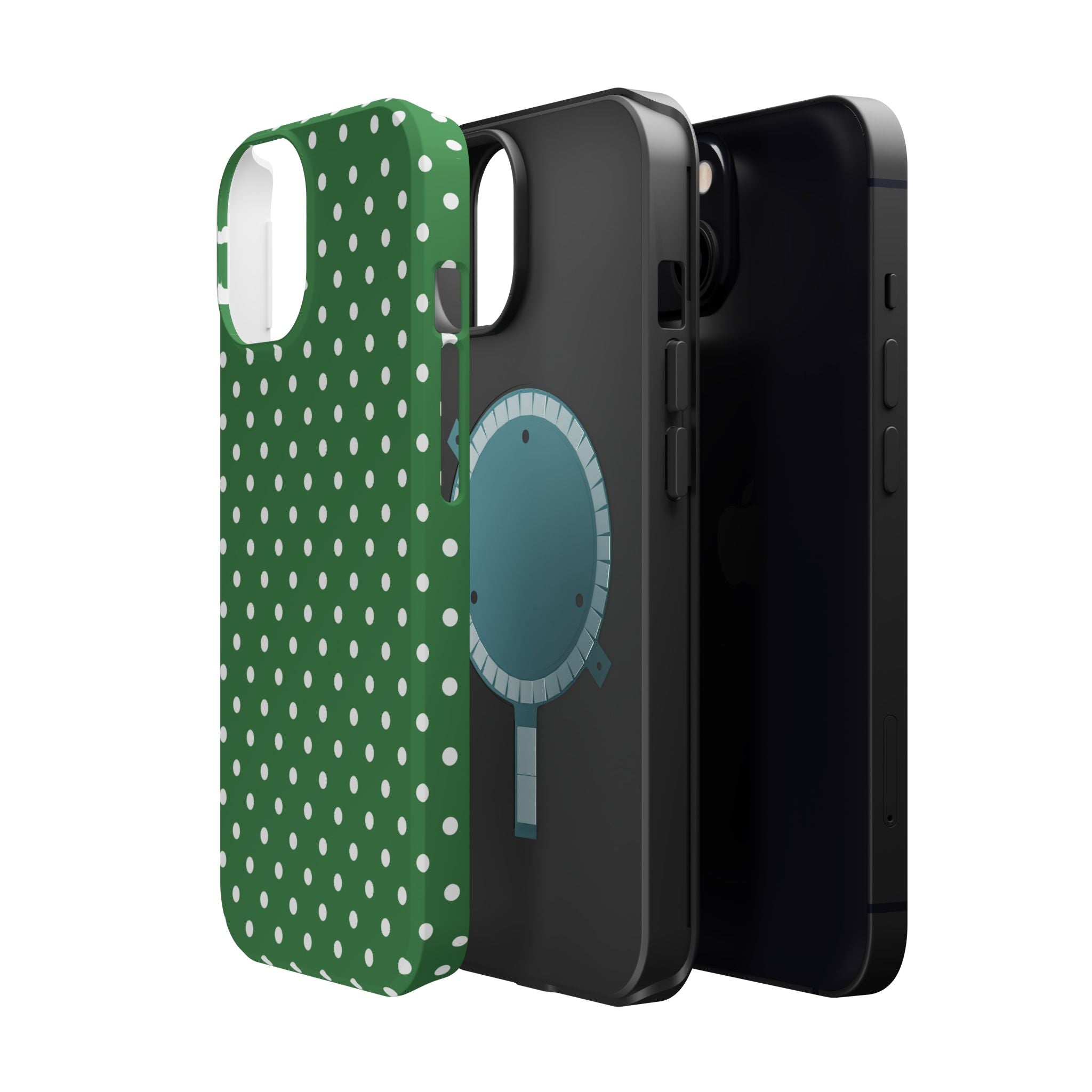 Green Polka Dot iPhone Case