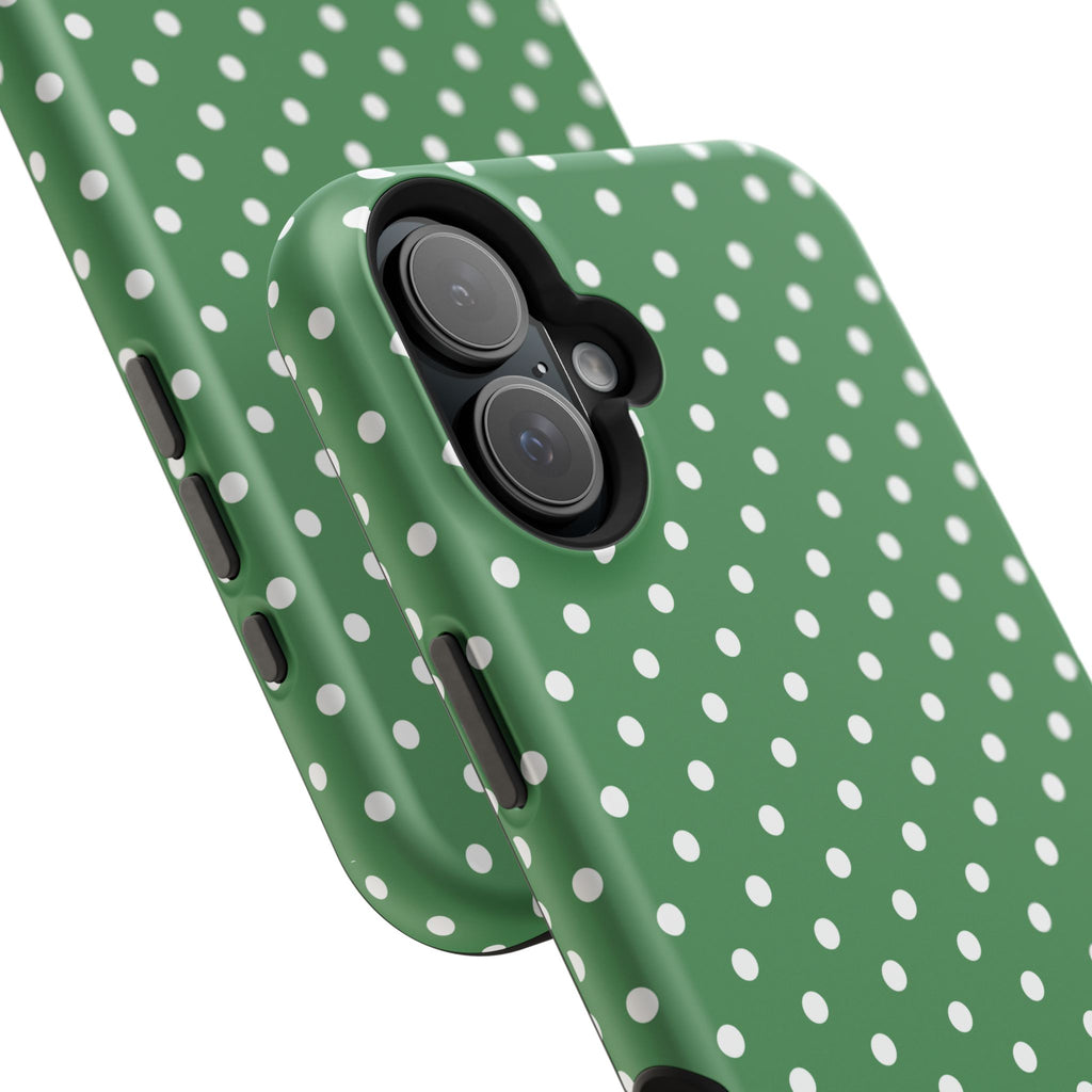 Green Polka Dot iPhone Case