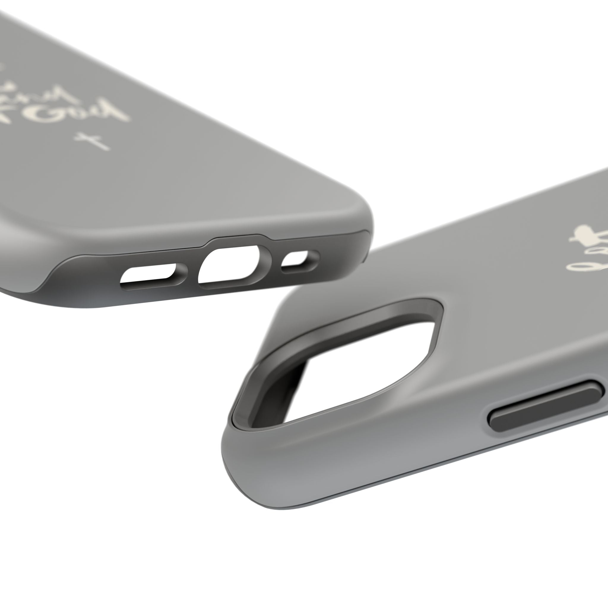 Let Go and Let God Grey iPhone Case