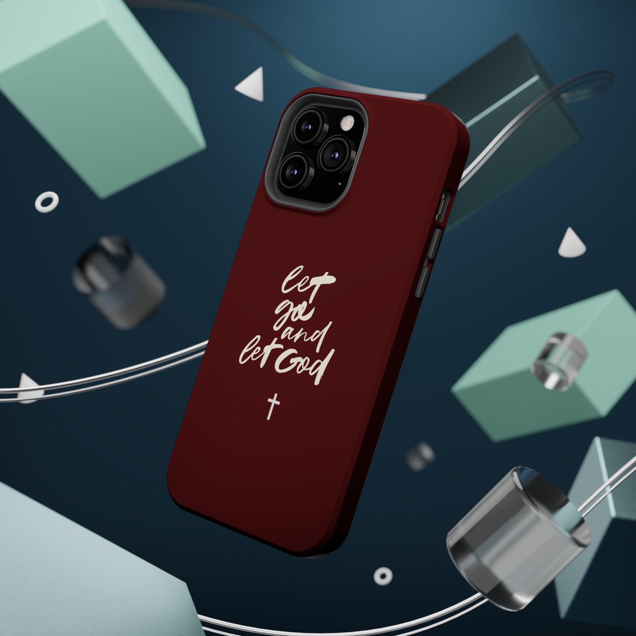 Let God and Let God Burgundy Case