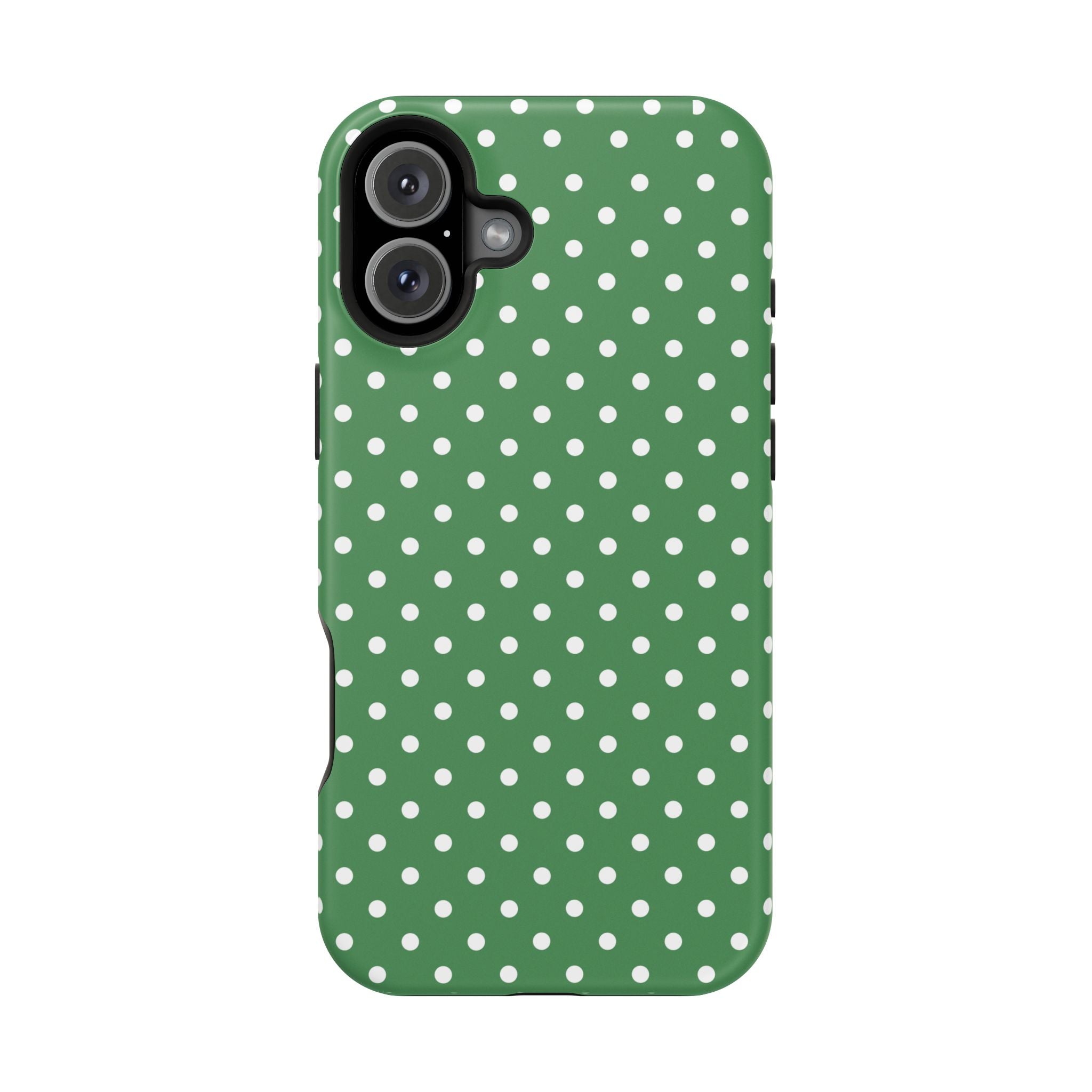 Green Polka Dot iPhone Case