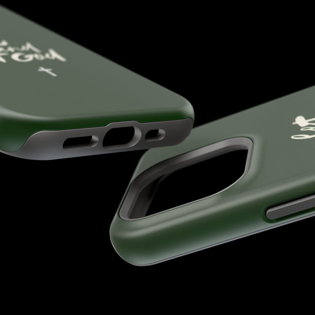 Let Go and let God Dark Green Case